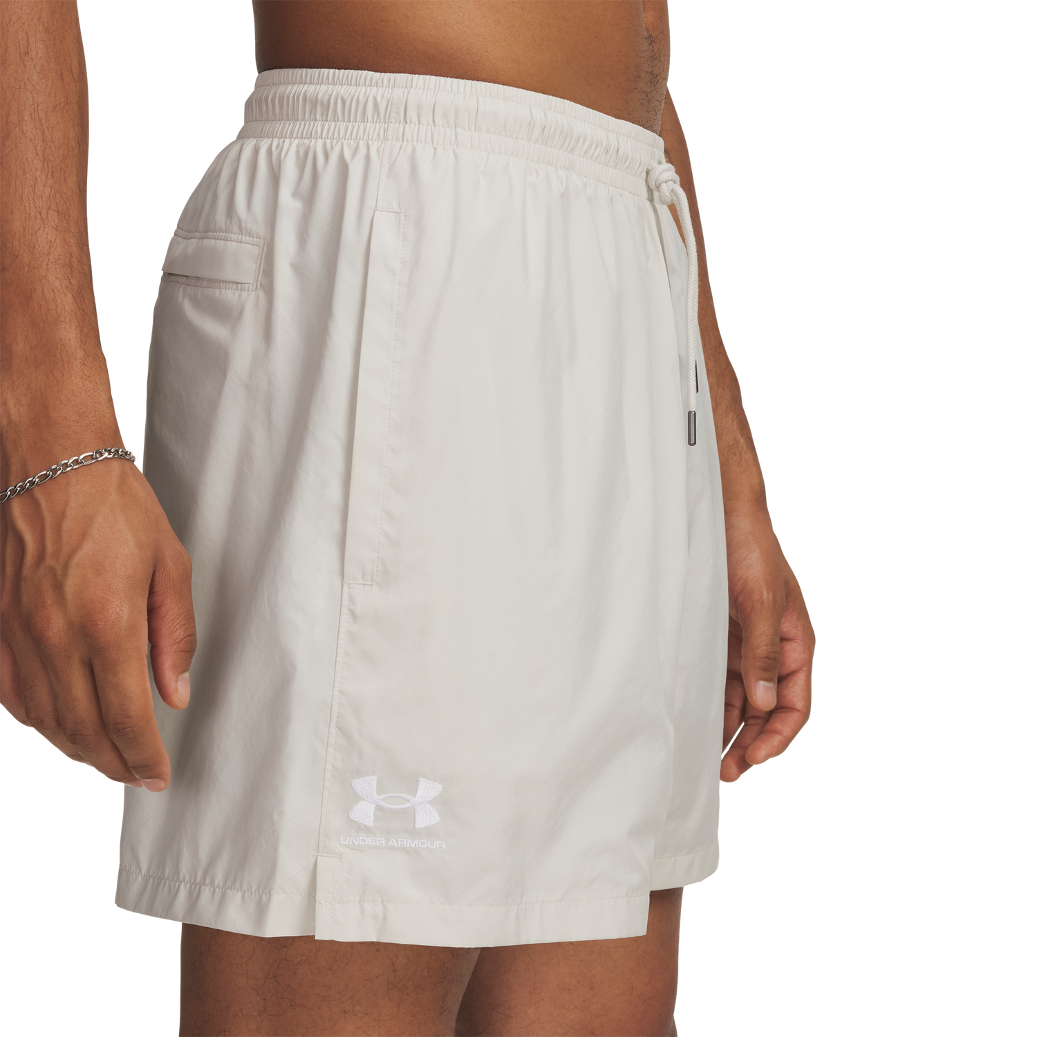 Under Armour Woven Volley Shorts - Men's - Summit White/Black