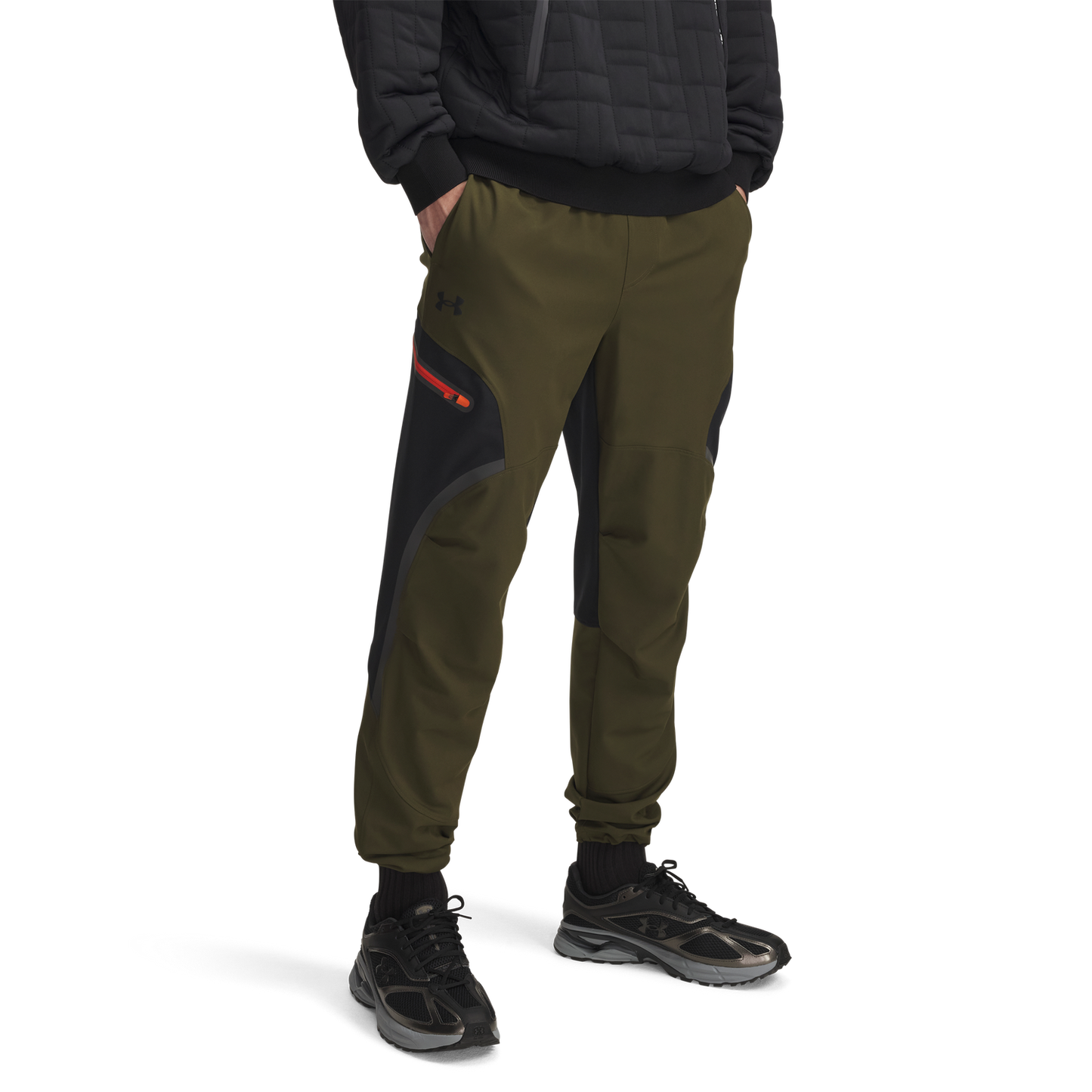 Under Armour Unstoppable Cargo Pants - Men's - Black/Expedition Green/Black
