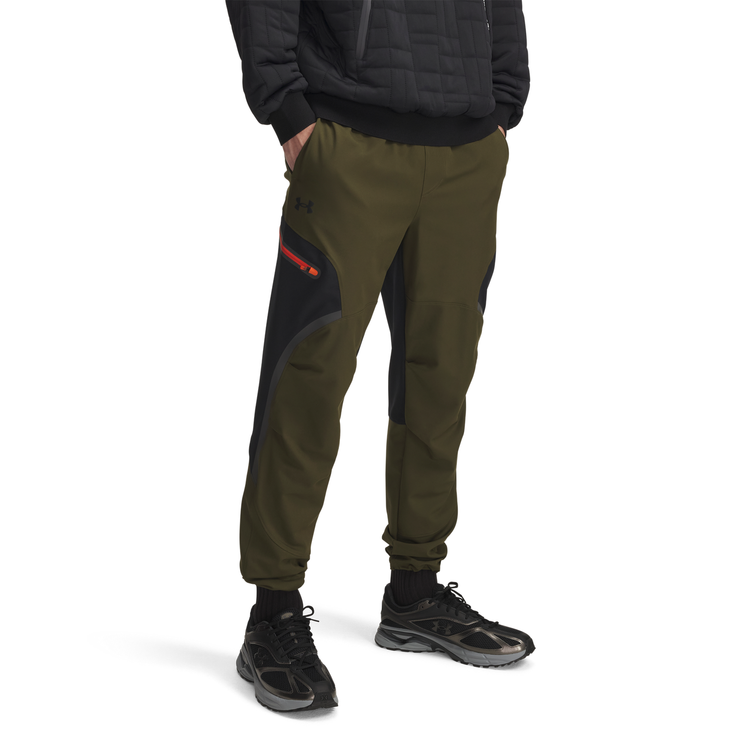 Under Armour Unstoppable Cargo Pants - Men's - Black/Expedition Green/Black