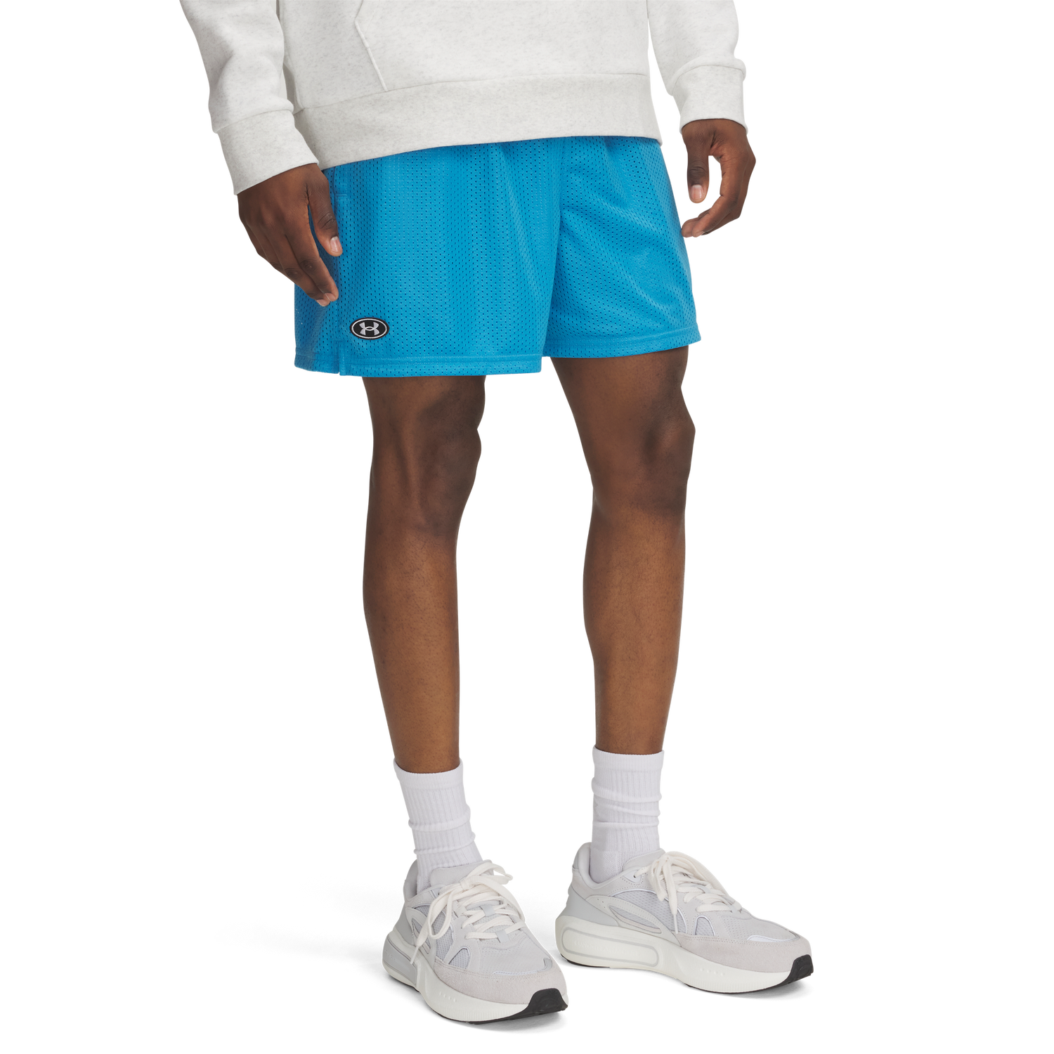 Under Armour Essential Mesh Shorts - Men's - Ether Blue/White