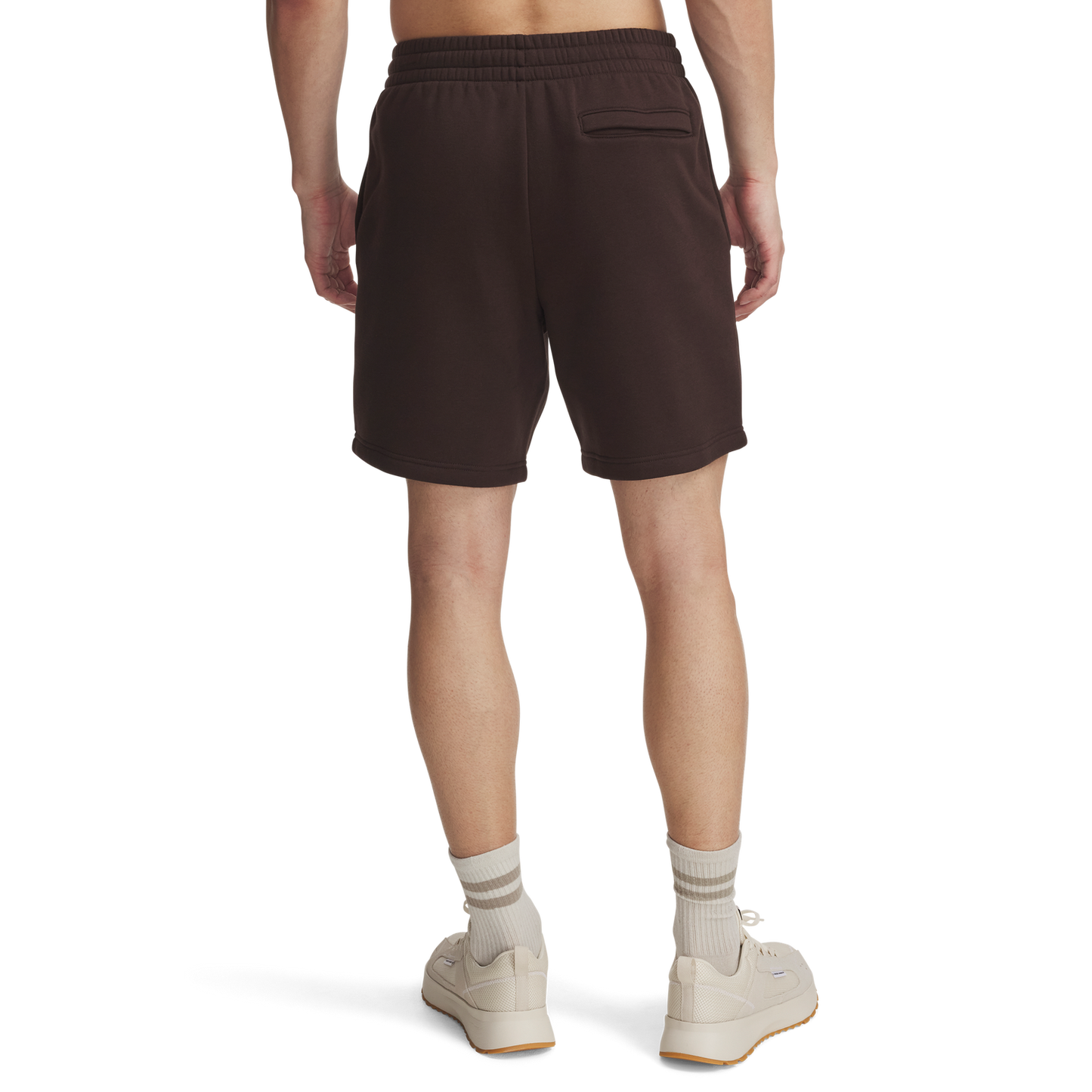 Under Armour Essential Fleece Shorts - Men's - Kona Brown/White
