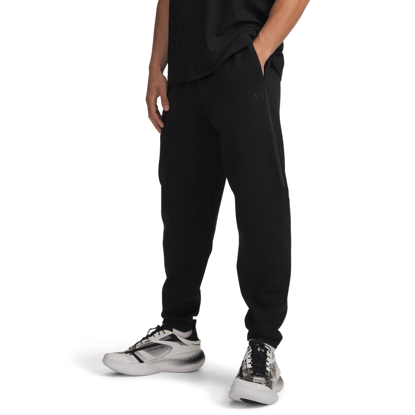 Under Armour Unstoppable Fleece Joggers - Men's - Black/Black