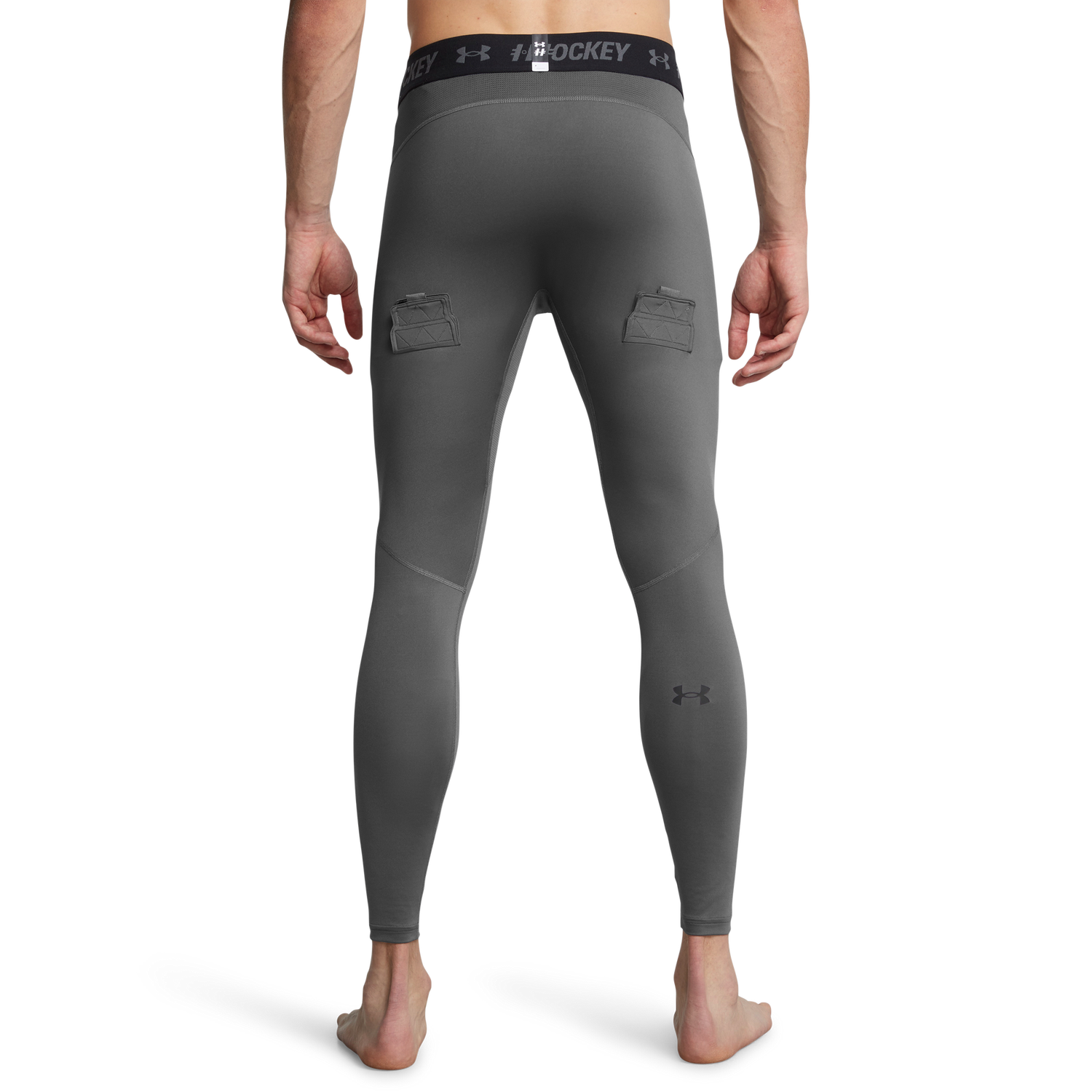 Under Armour Hockey Compression Leggings - Men's - Castlerock/Black