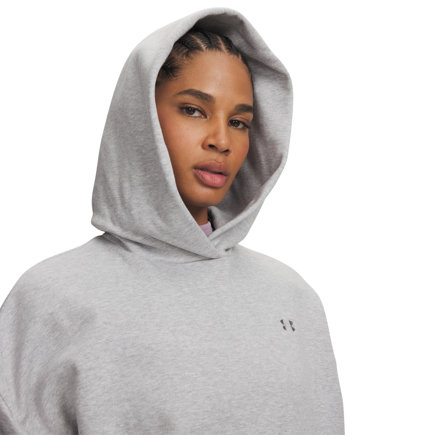 Under Armour Icon Fleece Hoodie - Women's - Gray/Gray