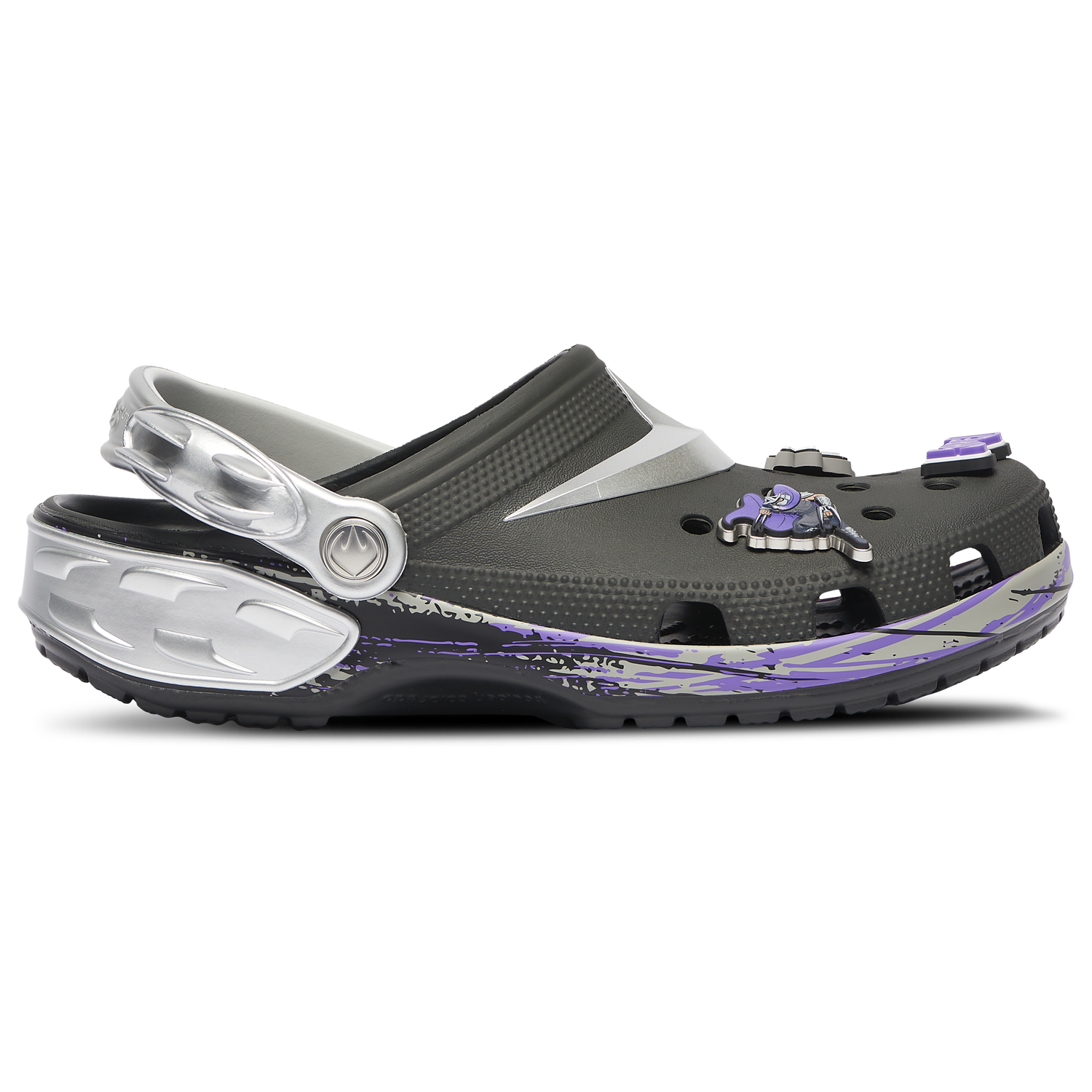 Crocs TMNT Shredder Classic Clogs - Men's - Purple/Grey/Black