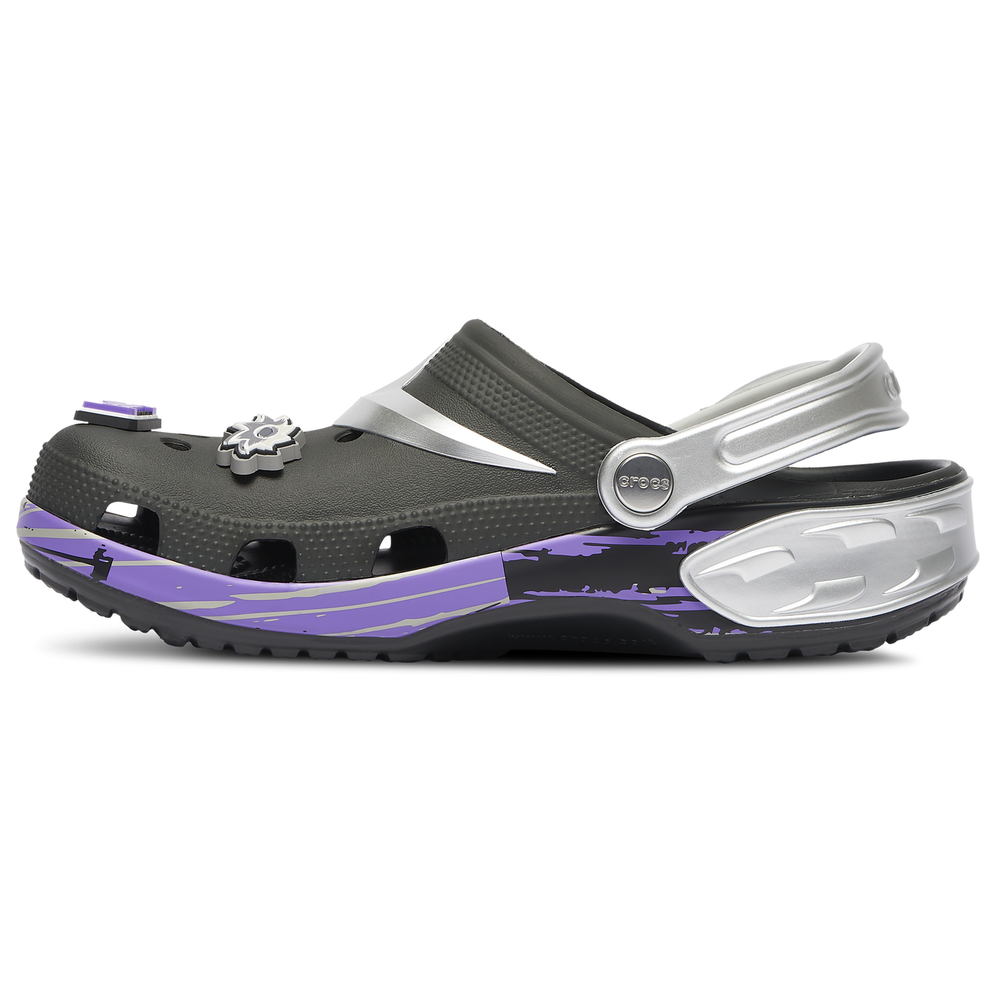 Crocs TMNT Shredder Classic Clogs - Men's - Purple/Grey/Black