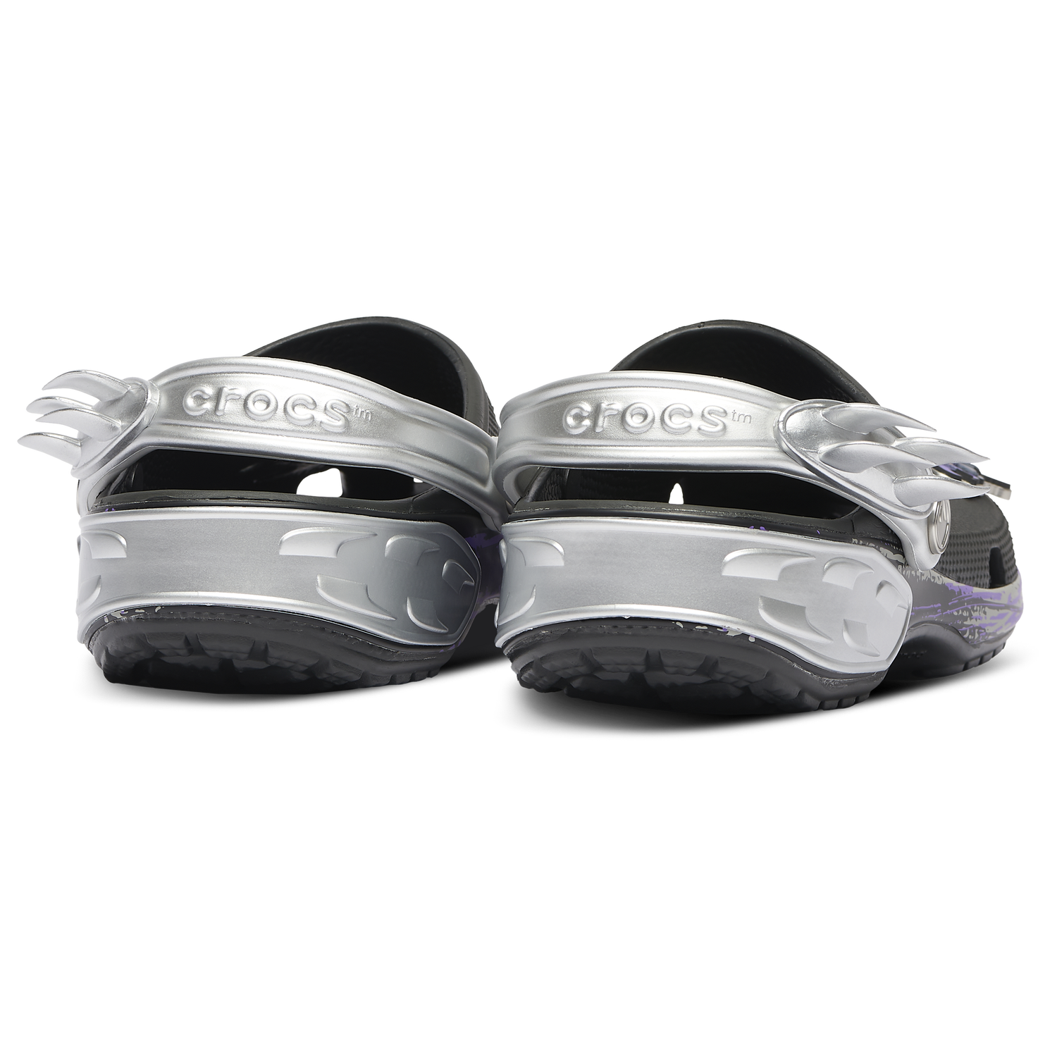 Crocs TMNT Shredder Classic Clogs - Men's - Purple/Grey/Black
