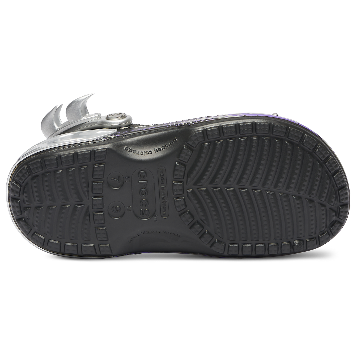 Crocs TMNT Shredder Classic Clogs - Men's - Purple/Grey/Black
