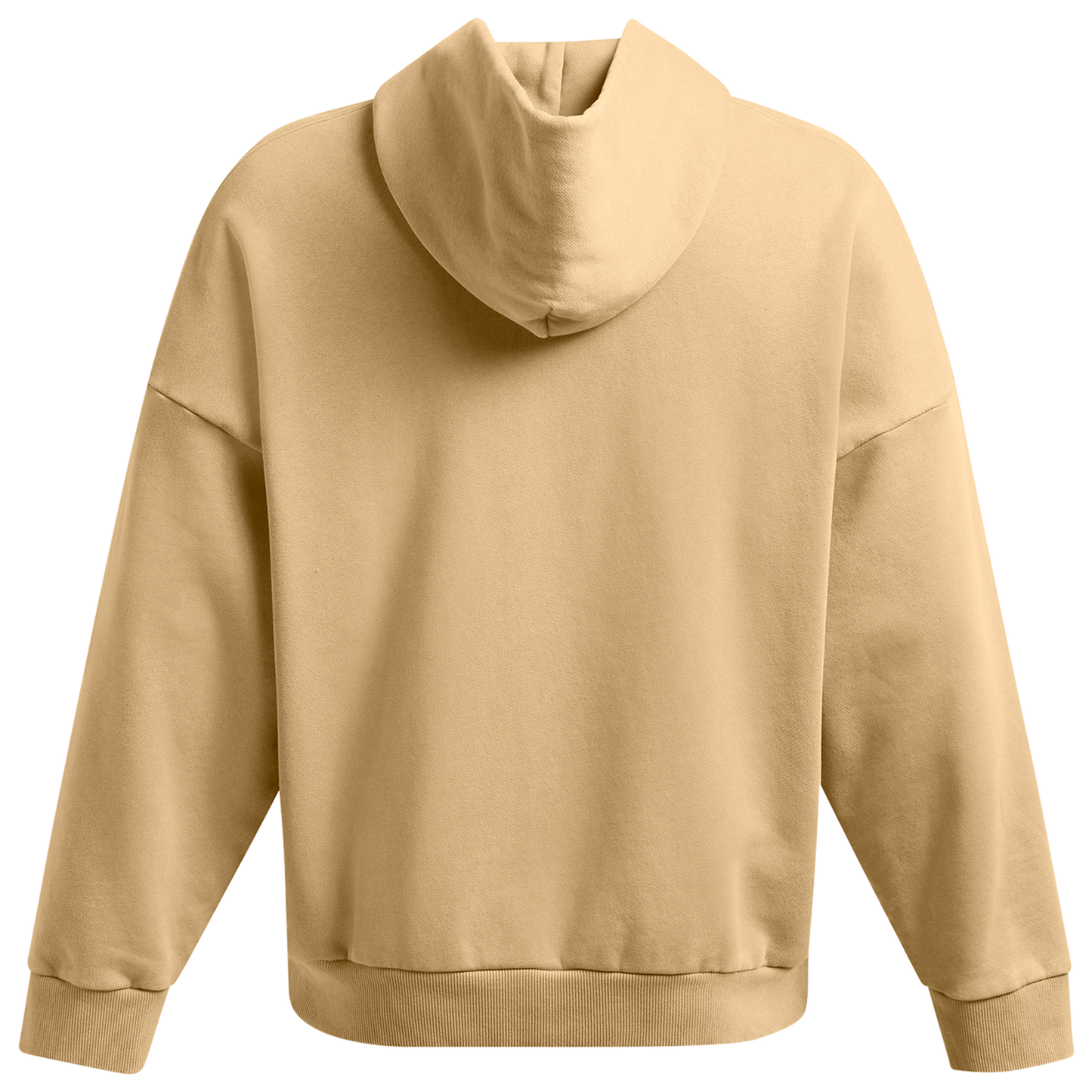Under Armour Icon Heavyweight Fleece Wash Oversized Hoodie - Men's - Camel/White