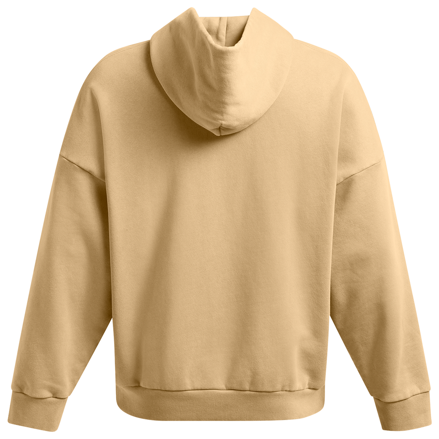 Under Armour Icon Heavyweight Fleece Wash Oversized Hoodie - Men's - Camel/White
