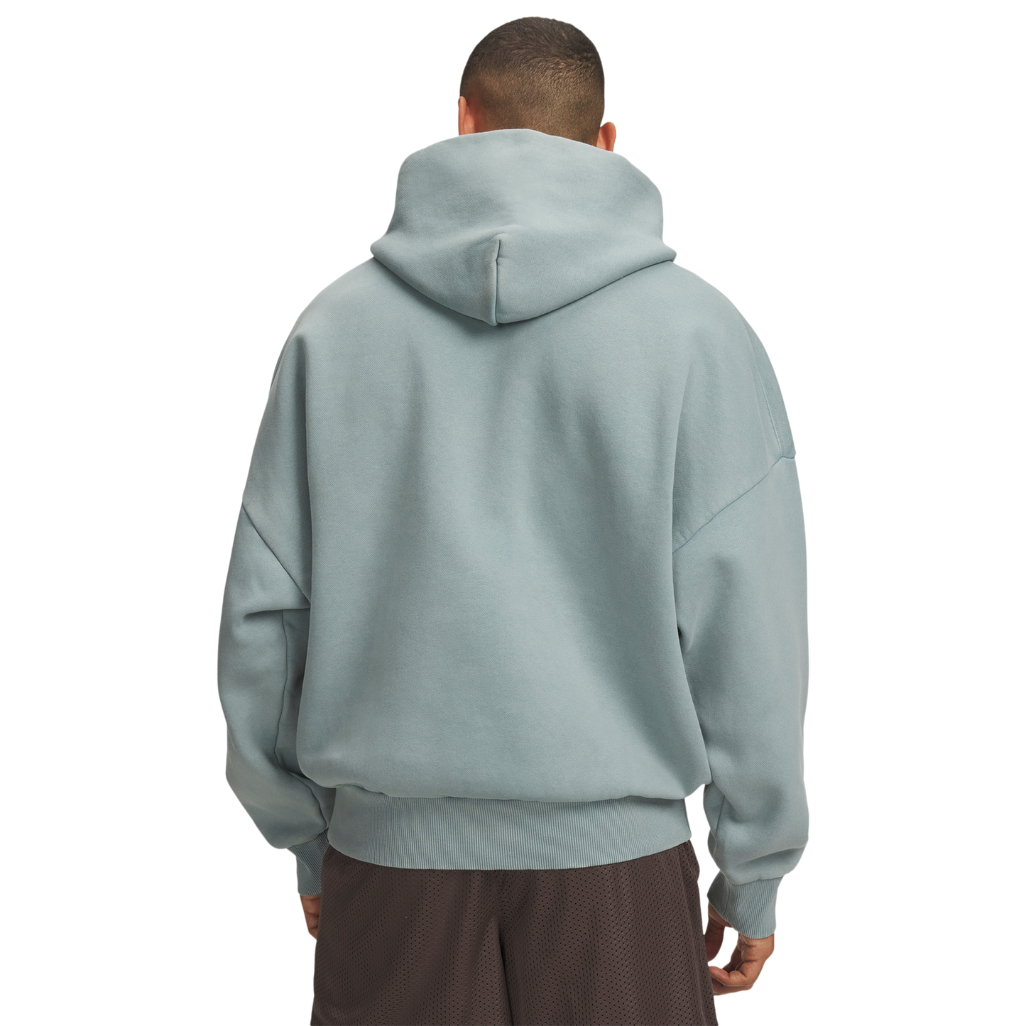 Under Armour Icon Heavyweight Fleece Wash Oversized Hoodie - Men's - White/Serpentine