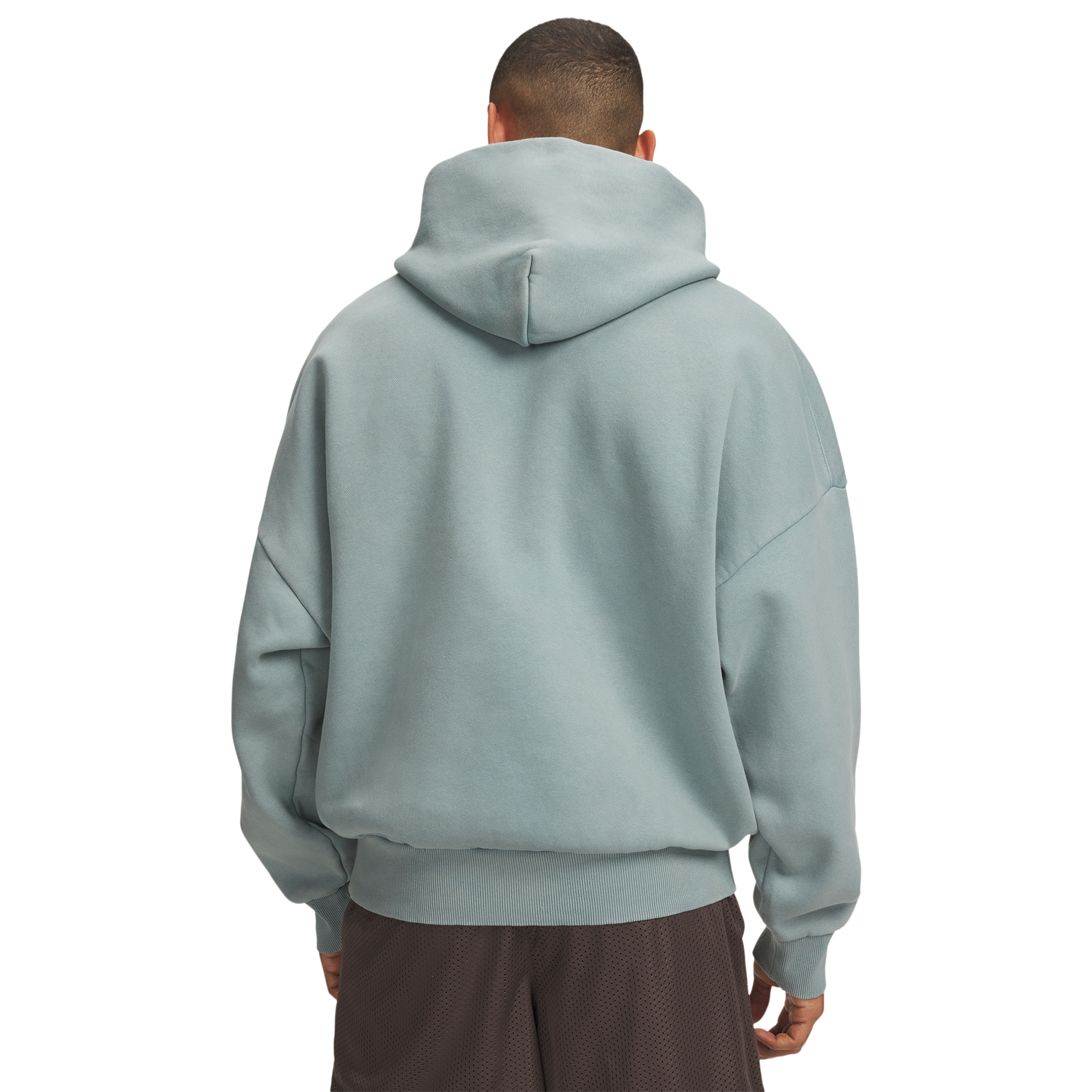 Under Armour Icon Heavyweight Fleece Wash Oversized Hoodie - Men's - White/Serpentine