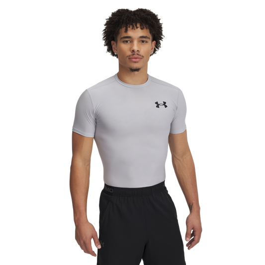 Under Armour Heatgear OG Compression Short Sleeve - Men's - Mod Gray/Black