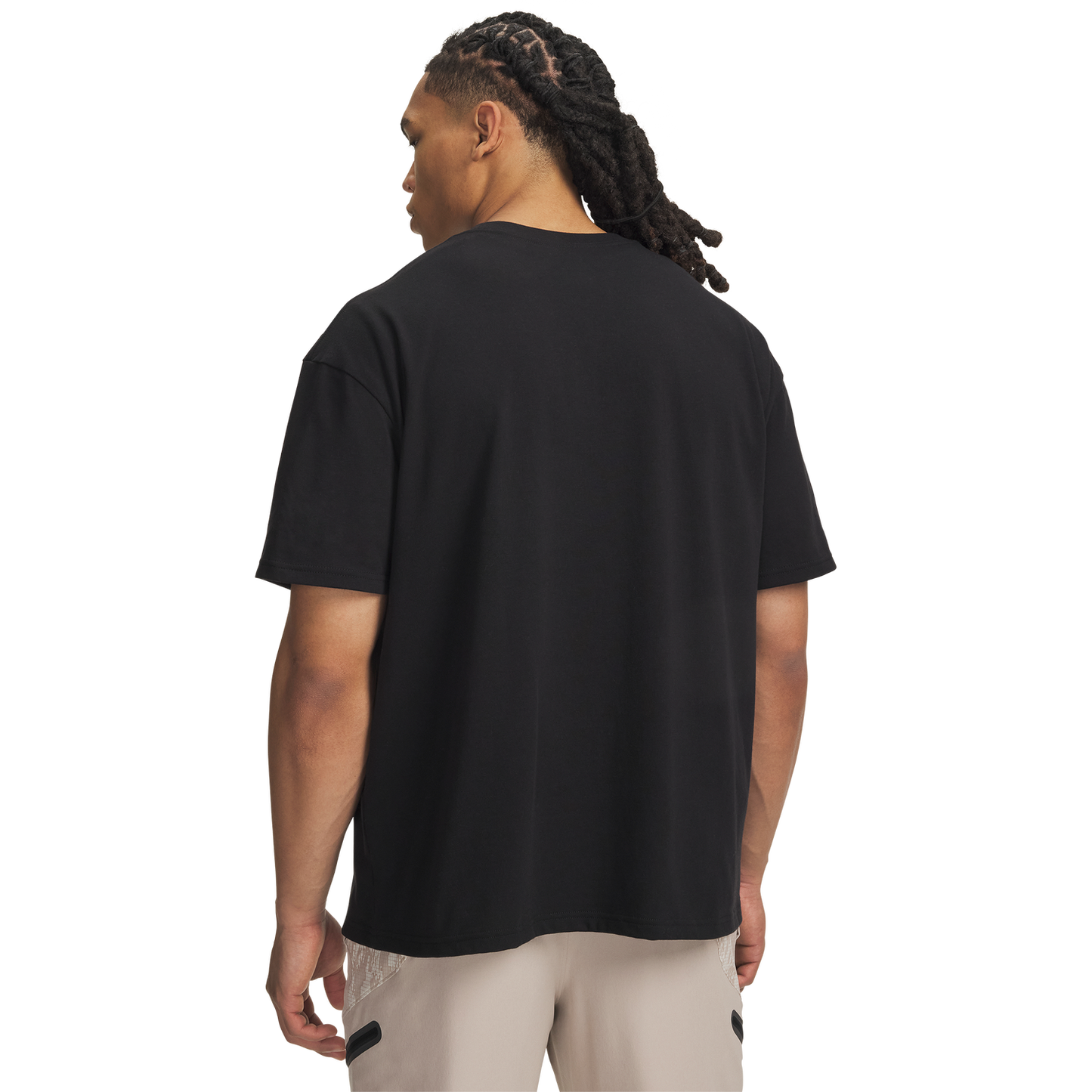 Under Armour Hwt Metal Logo SS - Men's - Black/Silver