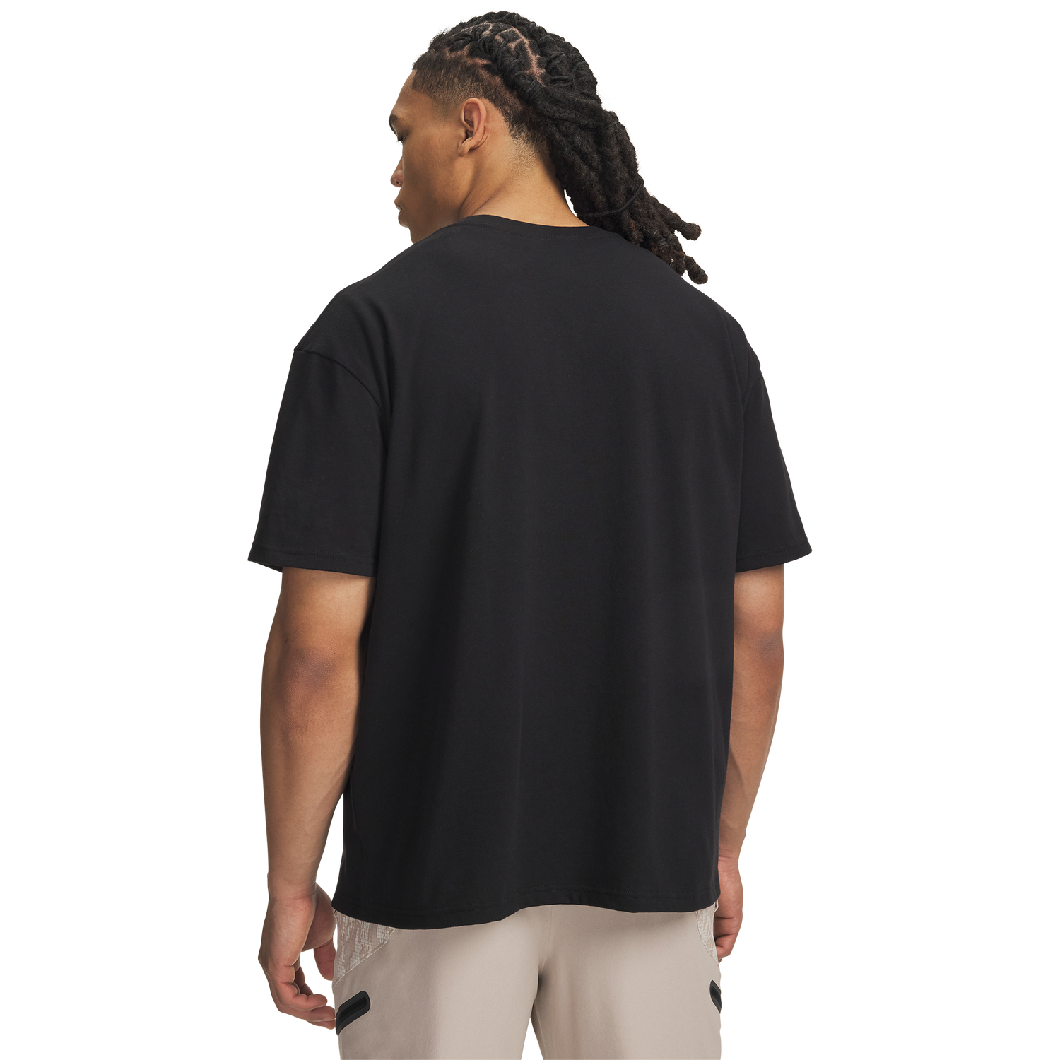Under Armour Hwt Metal Logo SS - Men's - Black/Silver