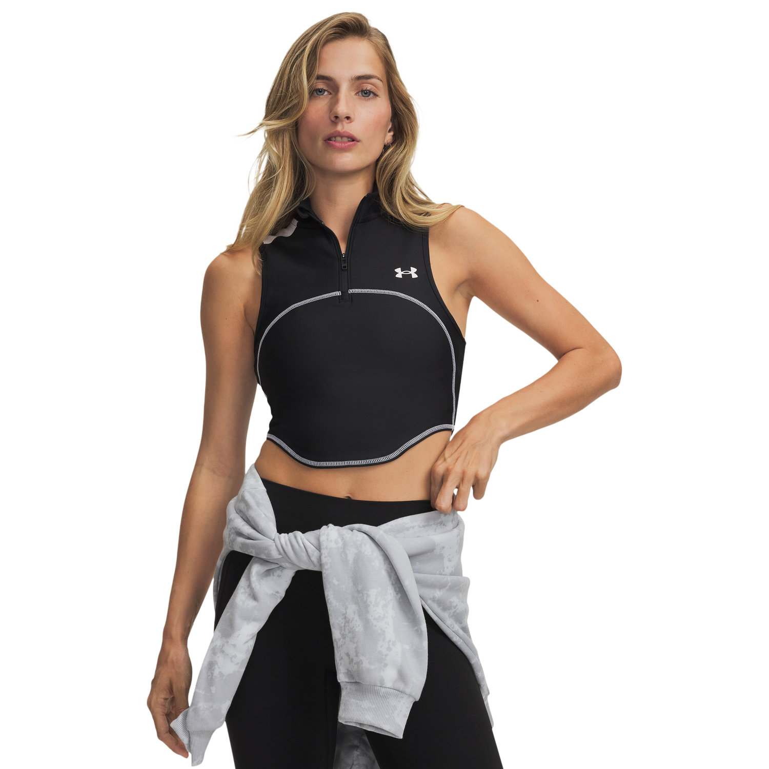 Under Armour HeatGear Novelty Tank - Women's - Black/White