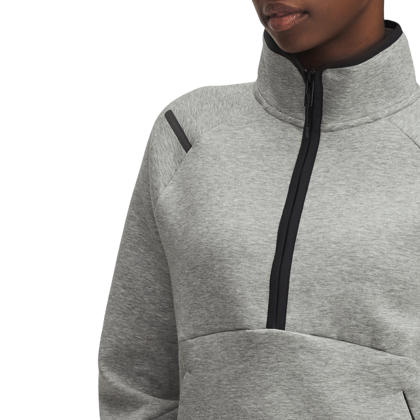 Under Armour Unstoppable Fleece Half-Zip - Women's - Mod Gray/Black