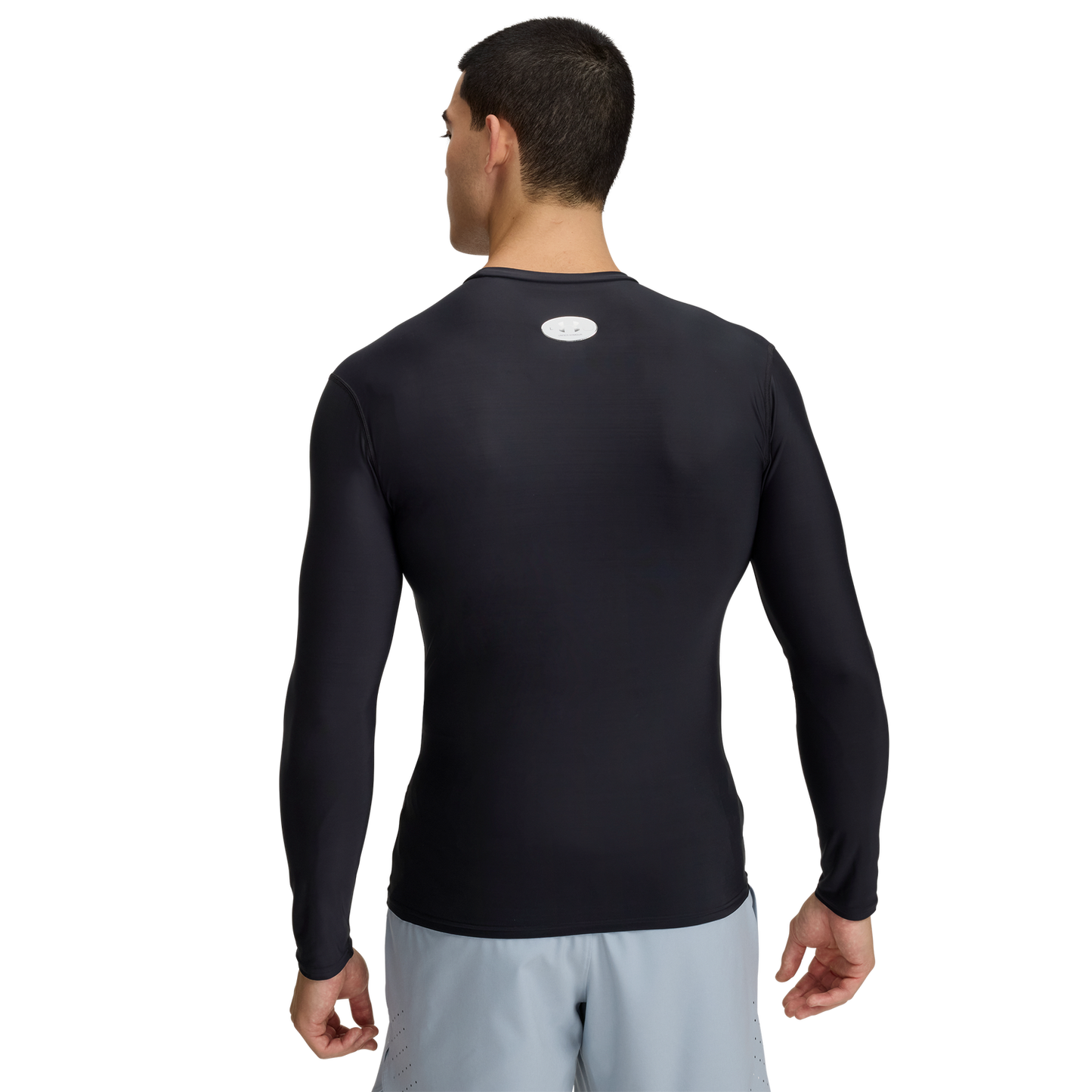 Under Armour Heatgear OG Compression Long Sleeve - Men's - Black/Chrome