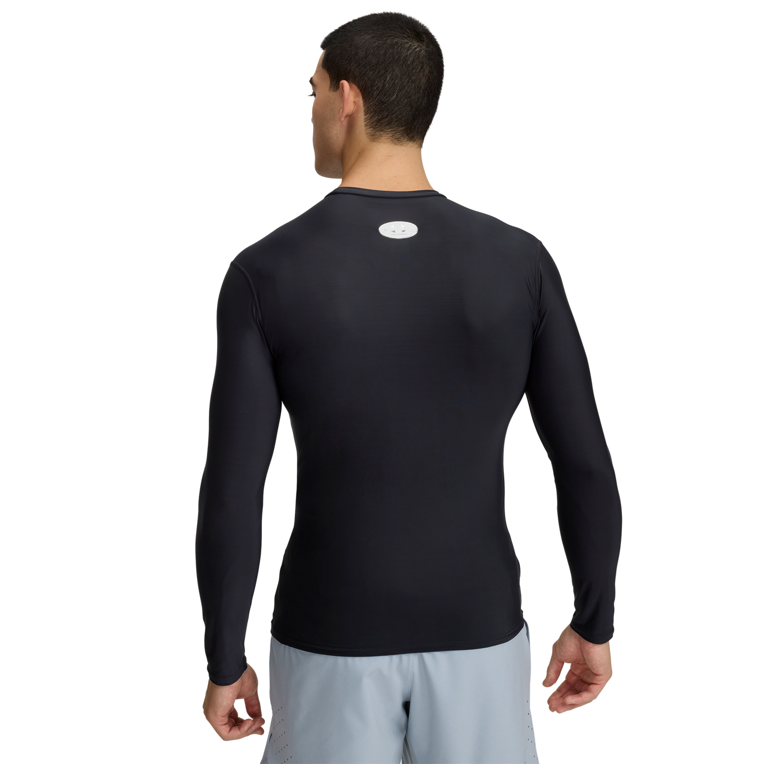 Under Armour Heatgear OG Compression Long Sleeve - Men's - Black/Chrome