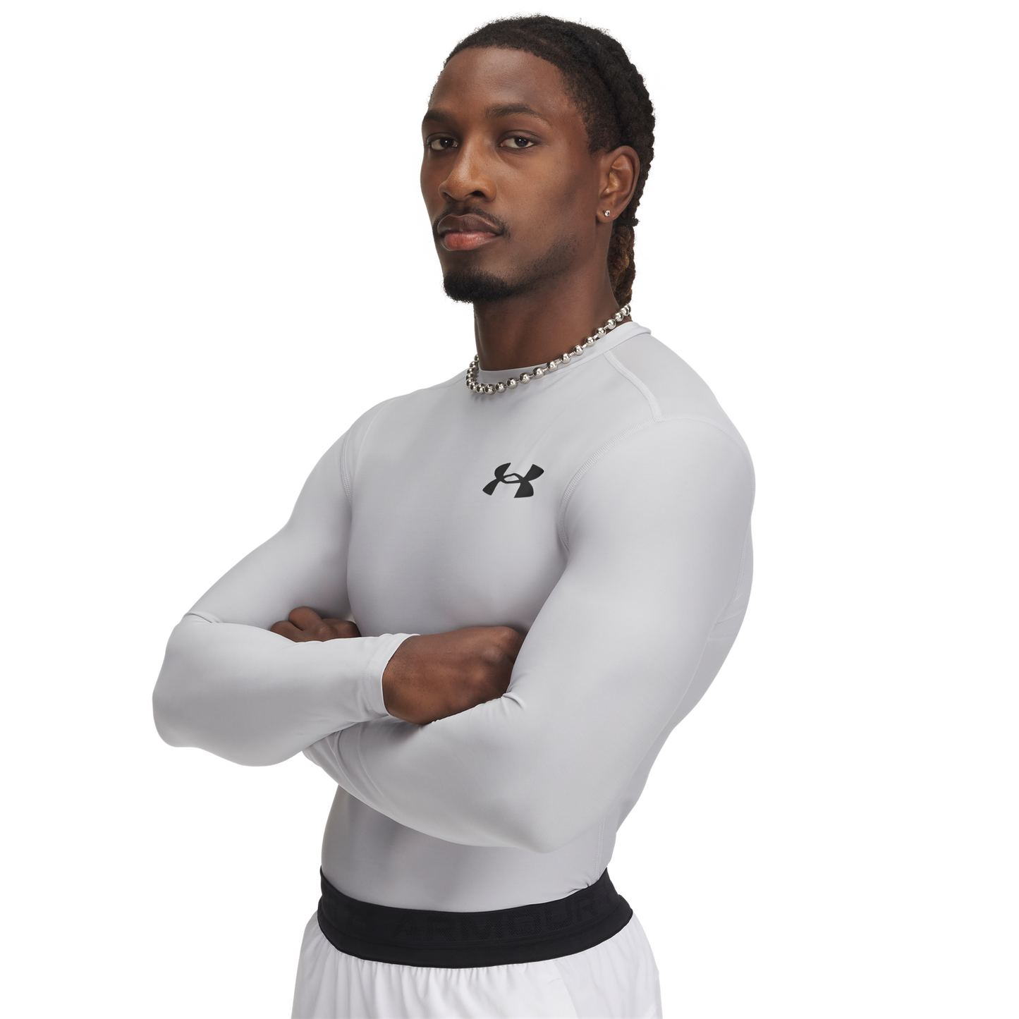 Under Armour Heatgear OG Compression Long Sleeve - Men's - Mod Gray/Black
