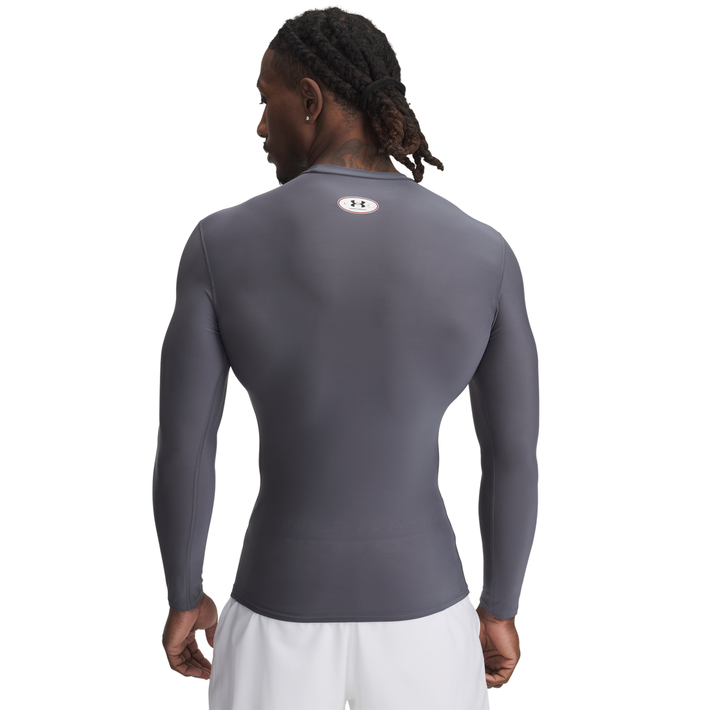 Under Armour Heatgear OG Compression Long Sleeve - Men's - Castlerock/White