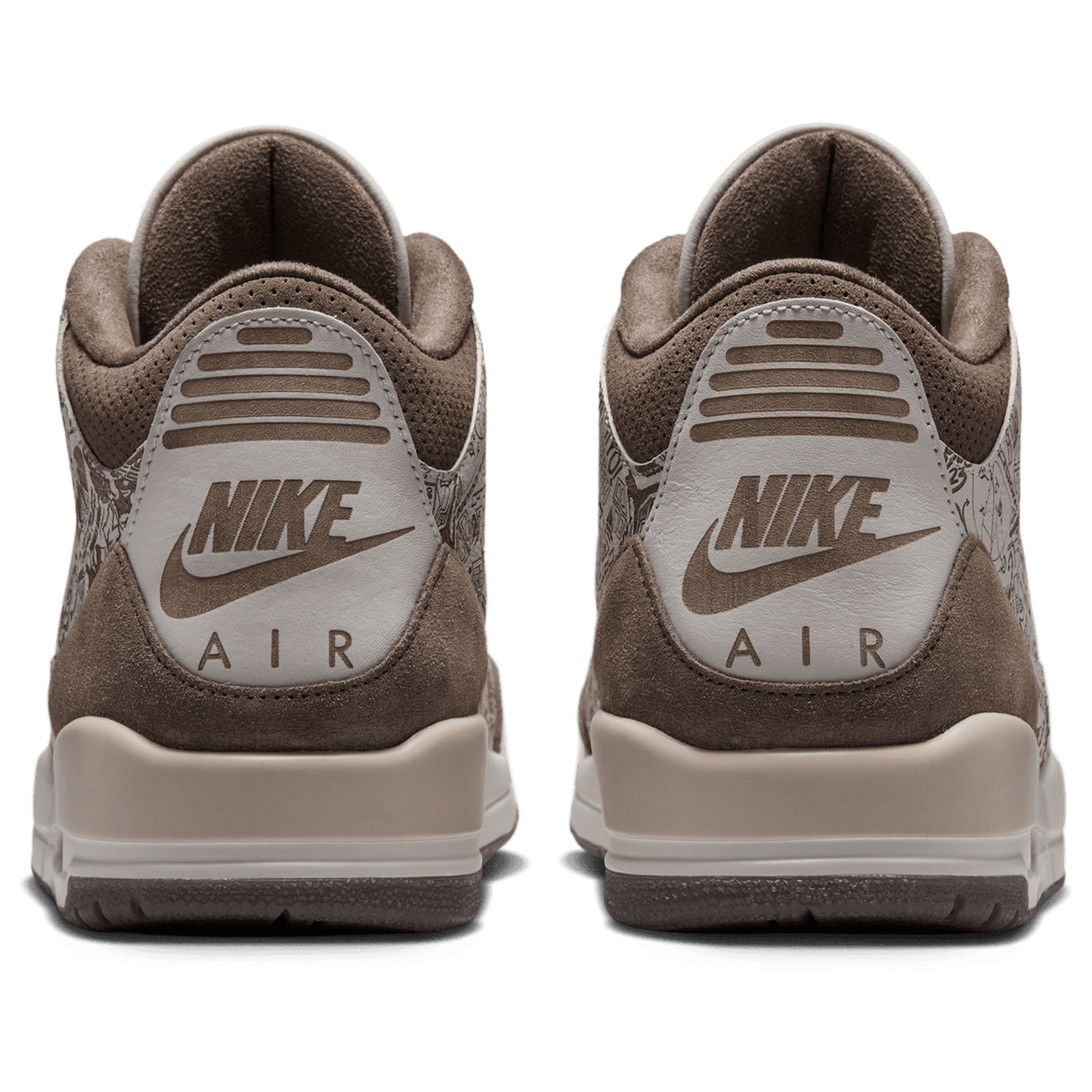Jordan Air Jordan 3 Retro  - Men's - White/Tan /Red