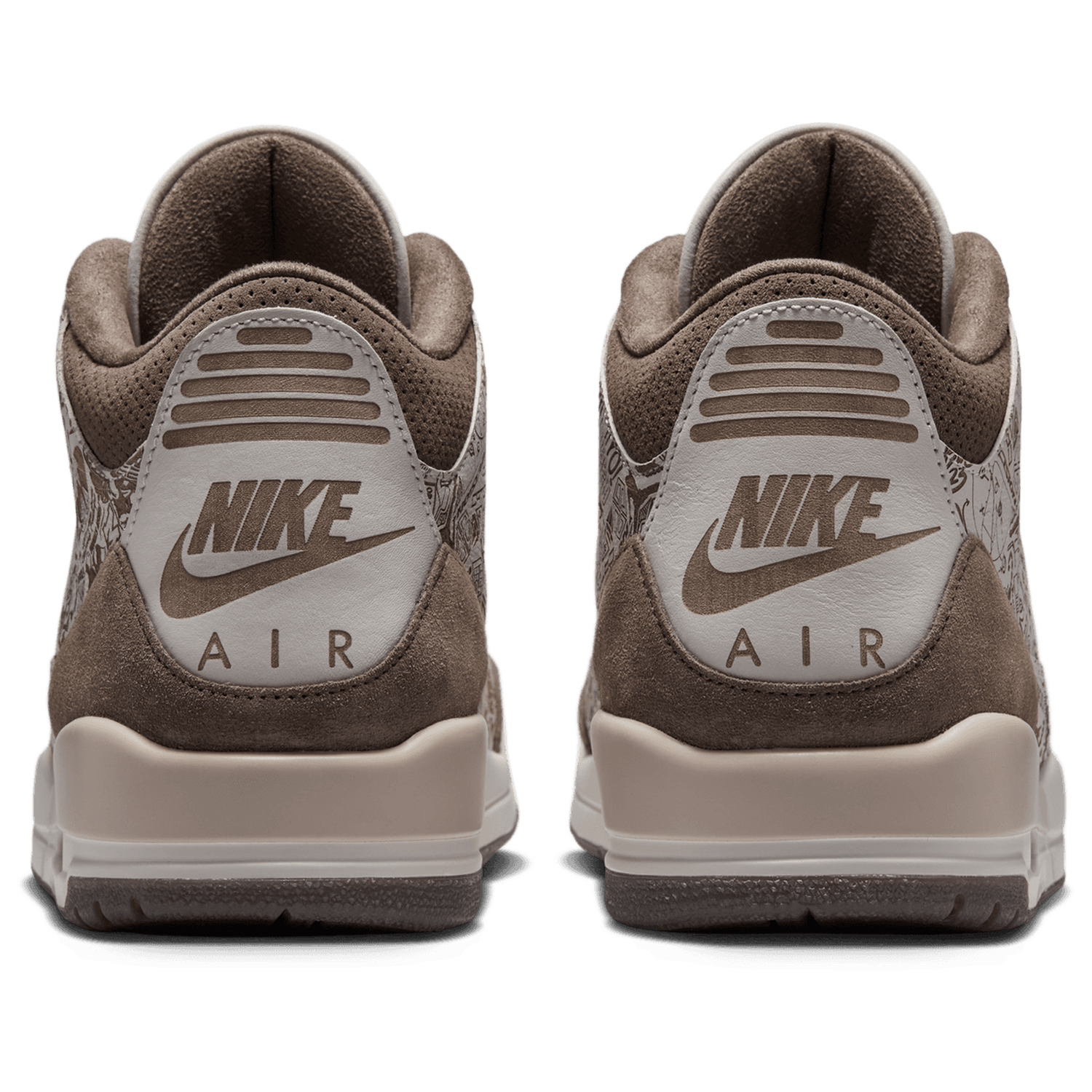 Jordan Air Jordan 3 Retro  - Men's - White/Tan /Red