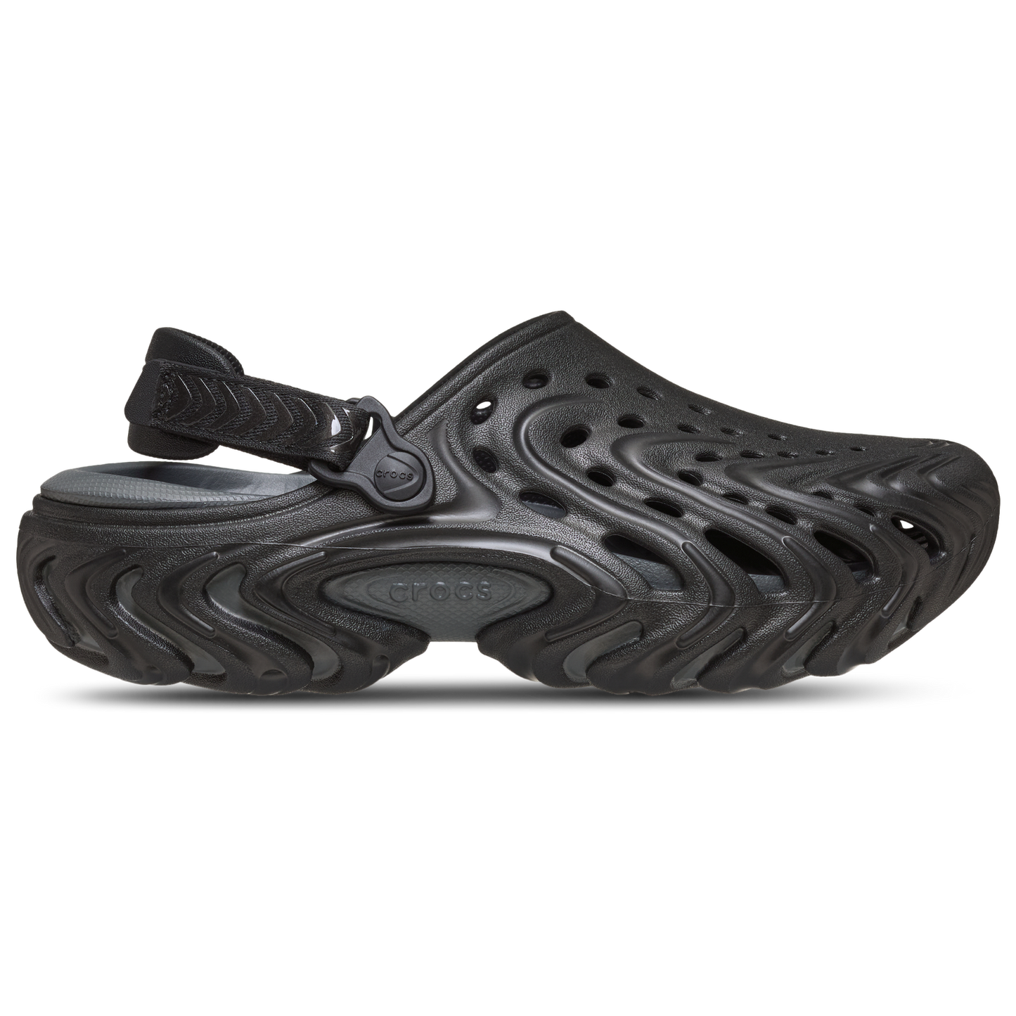 Crocs Echo II Chrome Clogs - Men's - Chrome/Black