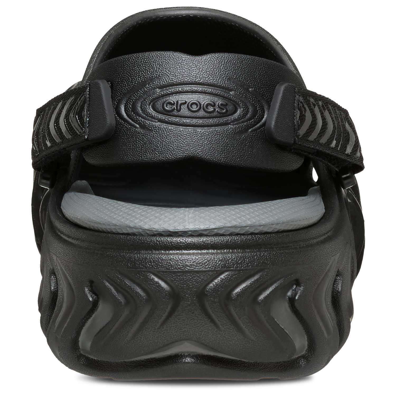 Crocs Echo II Chrome Clogs - Men's - Chrome/Black