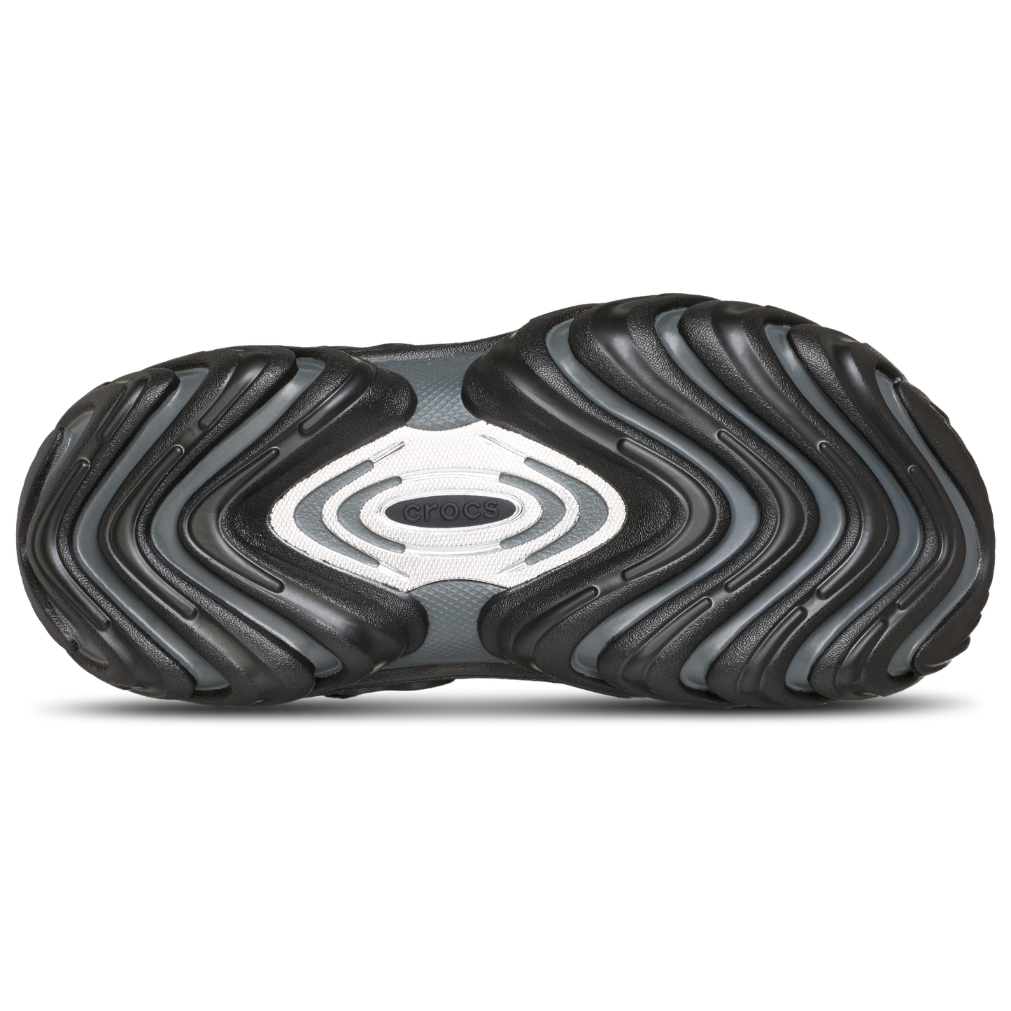 Crocs Echo II Chrome Clogs - Men's - Chrome/Black