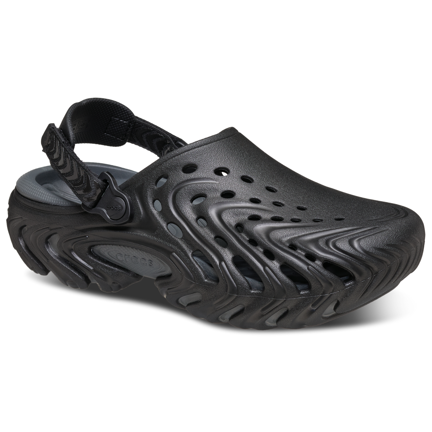 Crocs Echo II Chrome Clogs - Men's - Chrome/Black