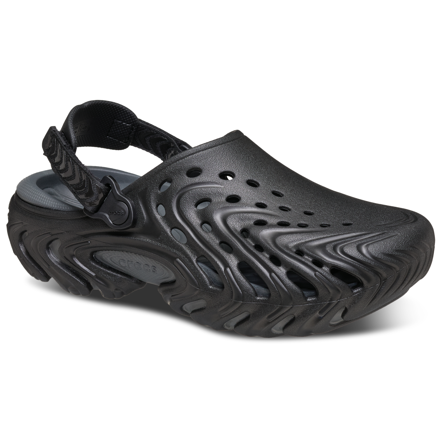 Crocs Echo II Chrome Clogs - Men's - Chrome/Black