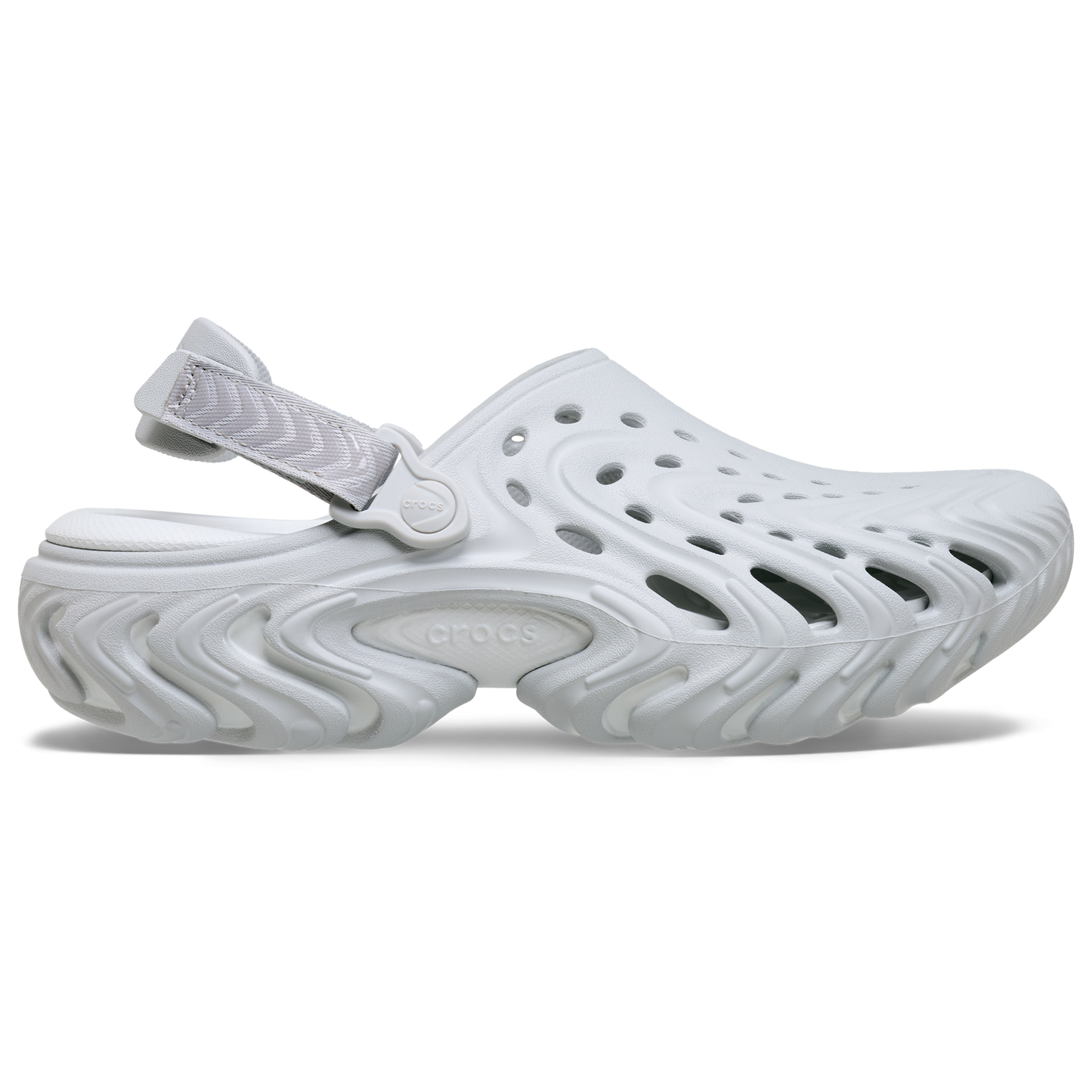 Crocs Echo II Chrome Clogs - Men's - Gray/Atmosphere Chrome