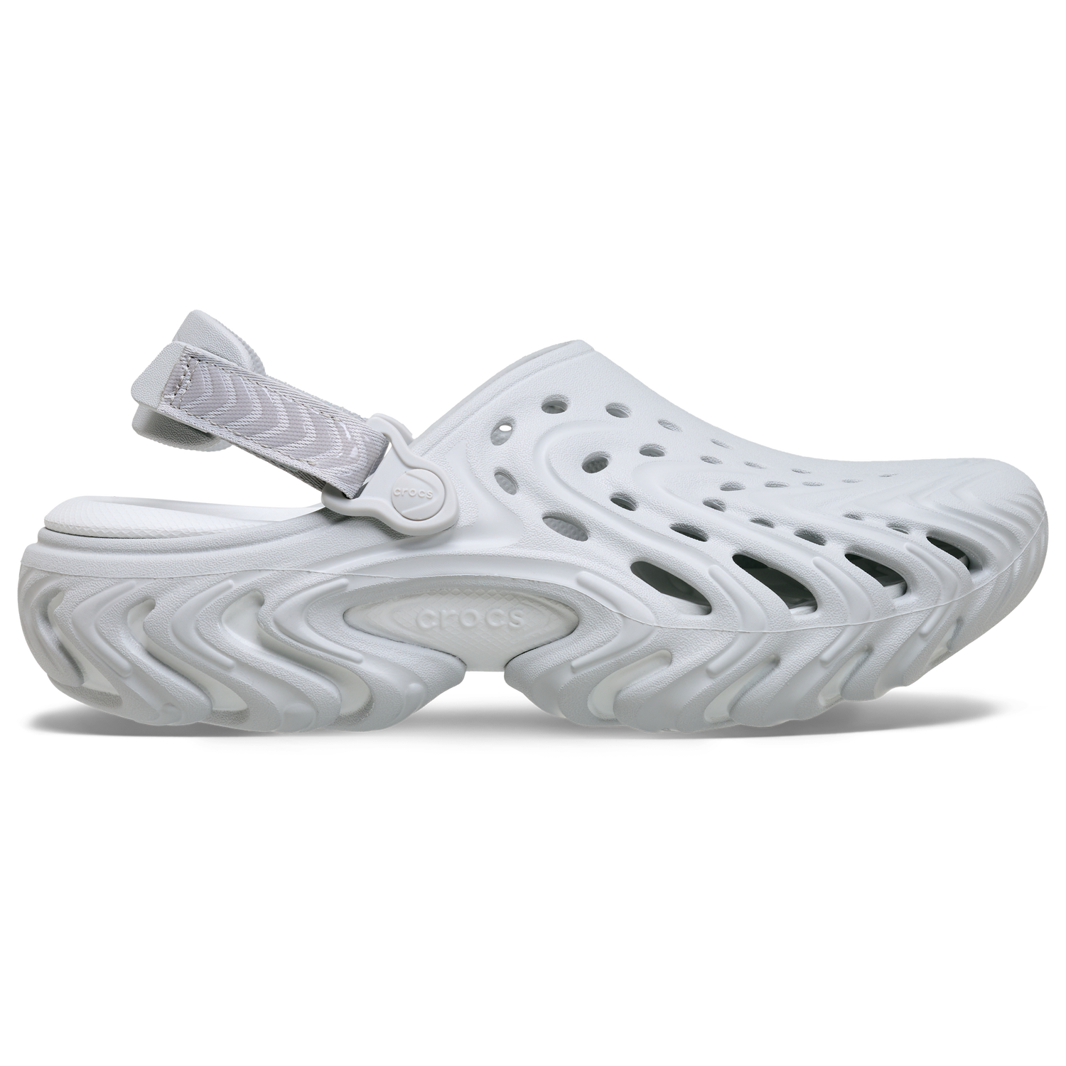 Crocs Echo II Chrome Clogs - Men's - Gray/Atmosphere Chrome