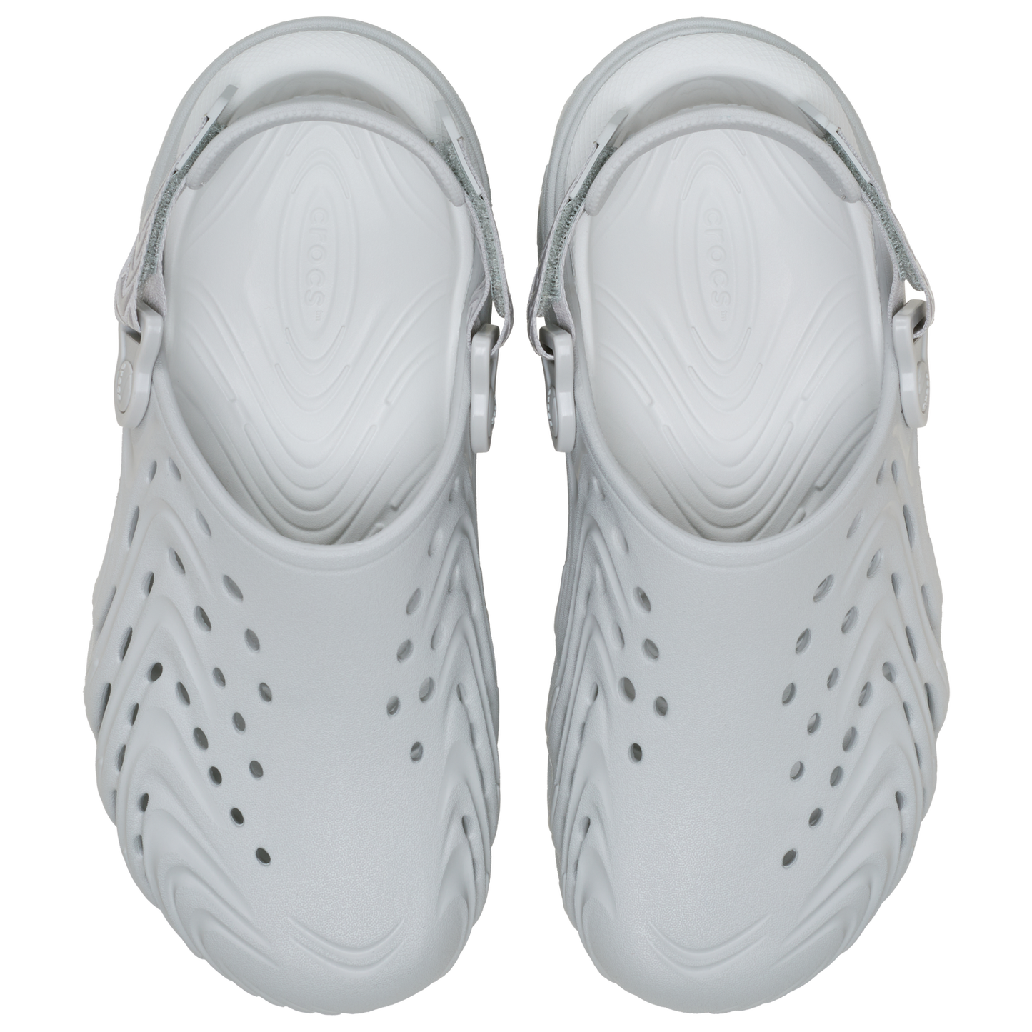 Crocs Echo II Chrome Clogs - Men's - Gray/Atmosphere Chrome