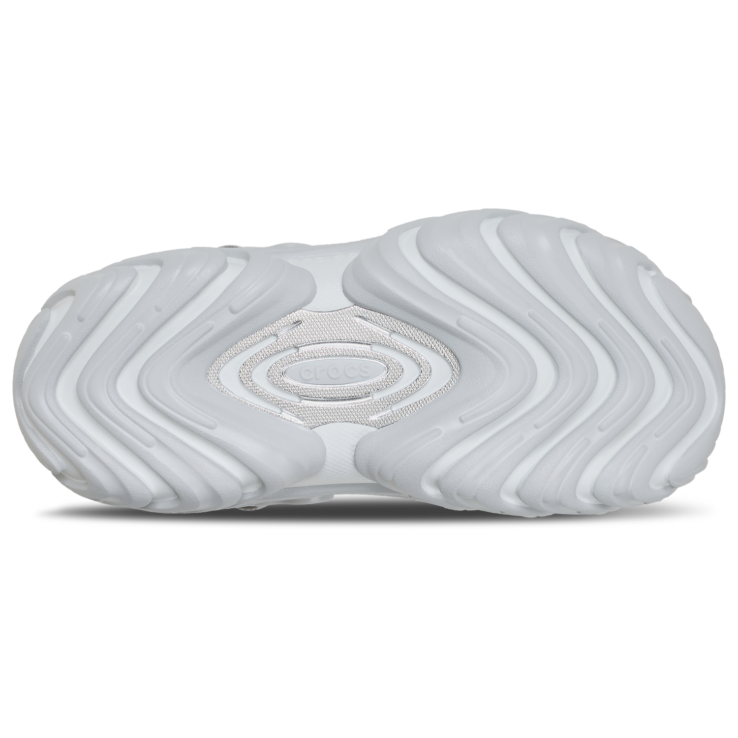 Crocs Echo II Chrome Clogs - Men's - Gray/Atmosphere Chrome