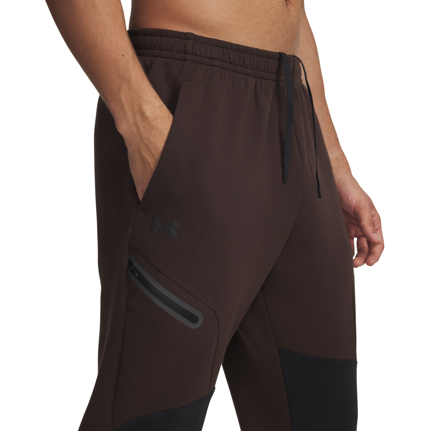 Under Armour Unstoppable Fleece Joggers - Men's - Kona Brown/Black/Black