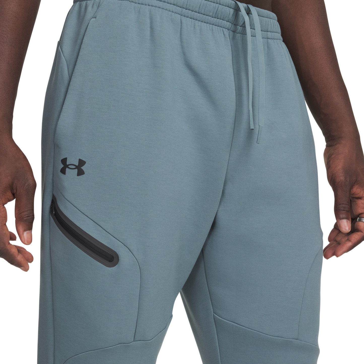 Under Armour Unstoppable Fleece Joggers - Men's - Jasper Blue/Black