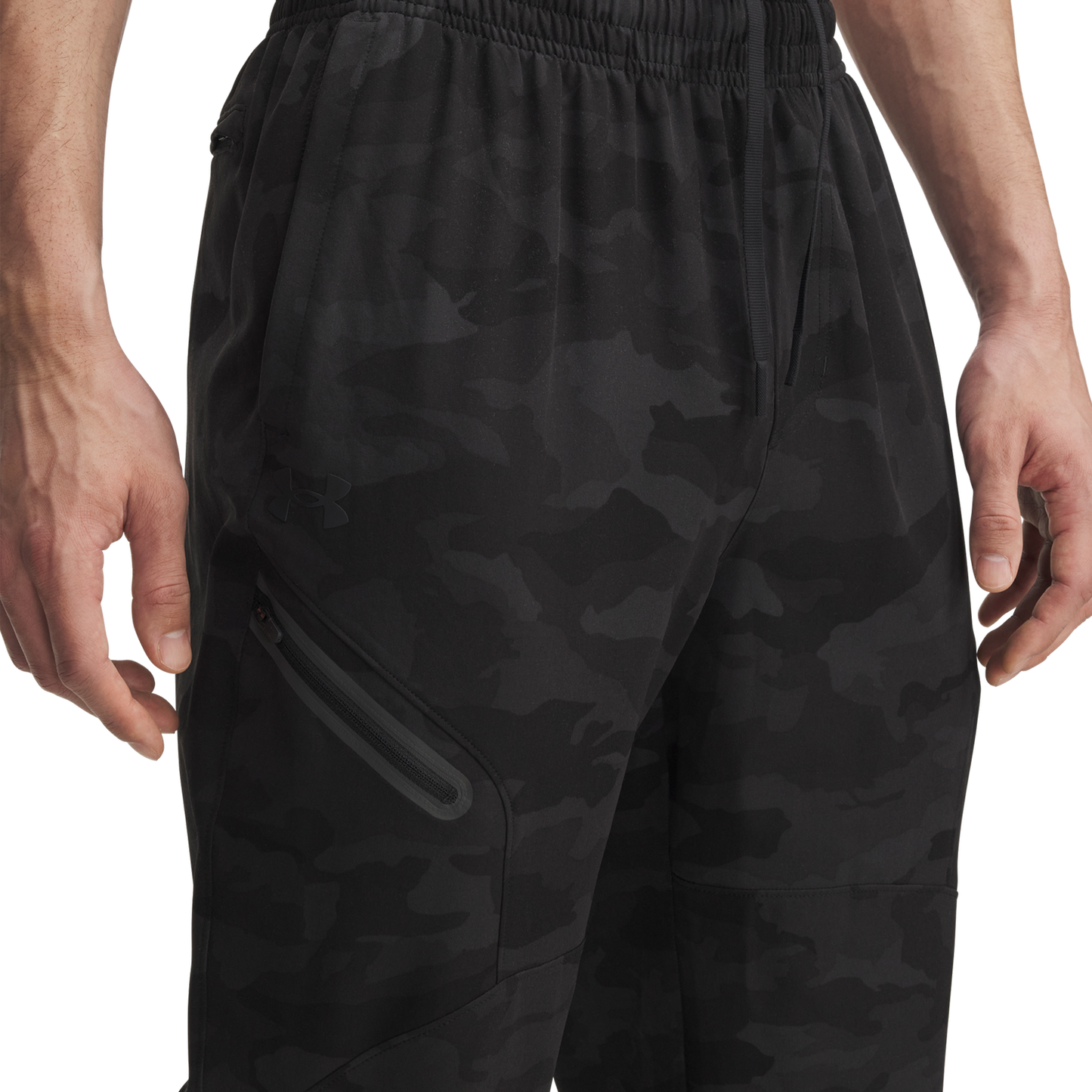 Under Armour Unstoppable Woven Joggers - Men's - Black/Black