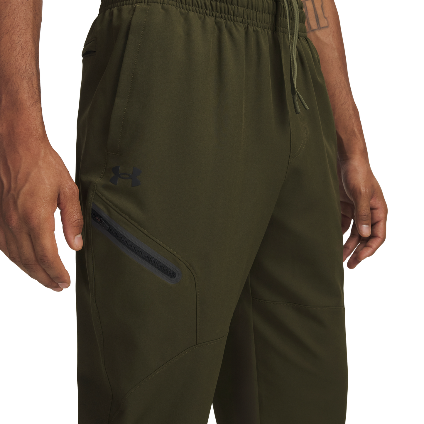 Under Armour Unstoppable Woven Joggers - Men's - Expedition Green/Black