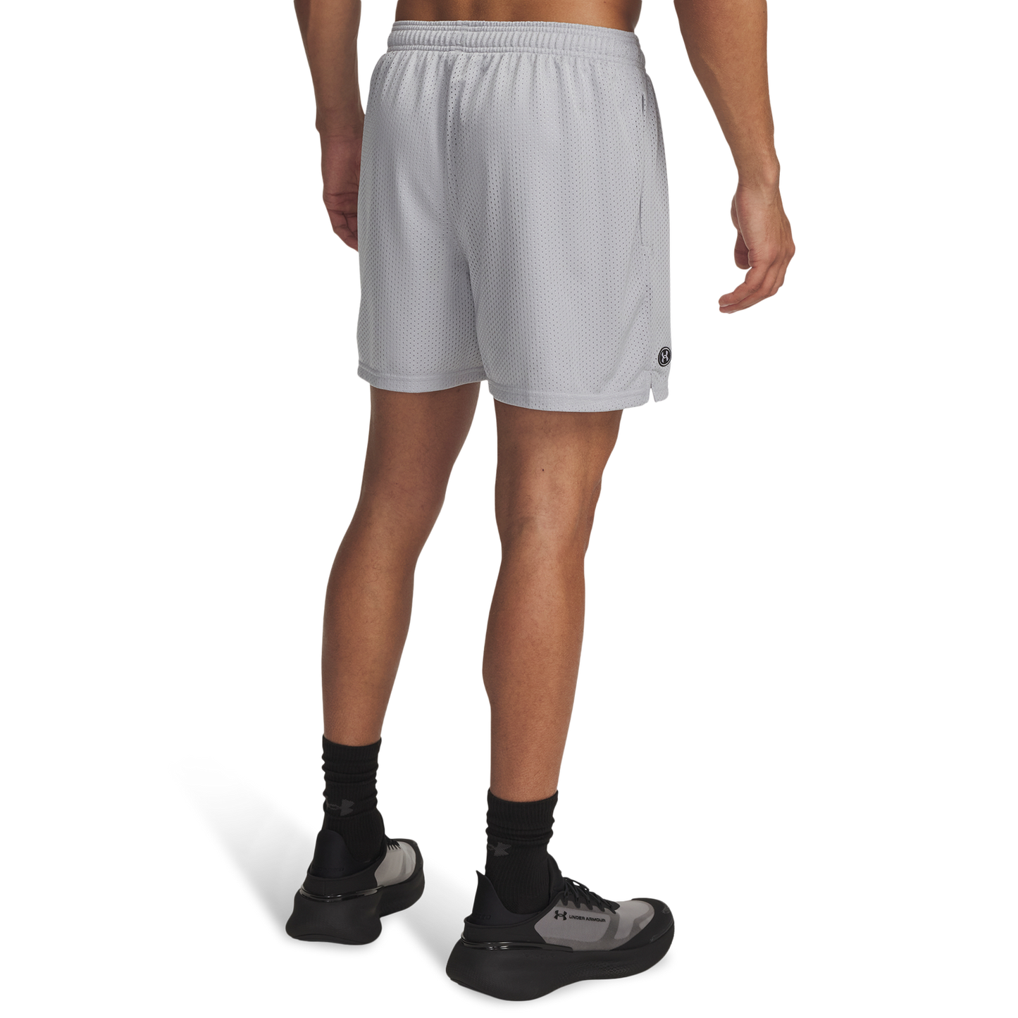 Under Armour Essential Mesh Shorts - Men's - Gray/White