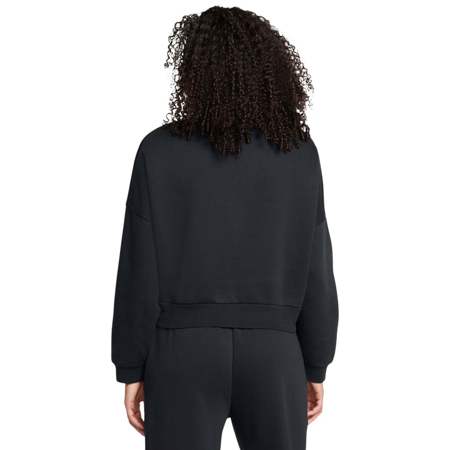Under Armour Icon Fleece Oversized Half-Zip - Women's - Black/White