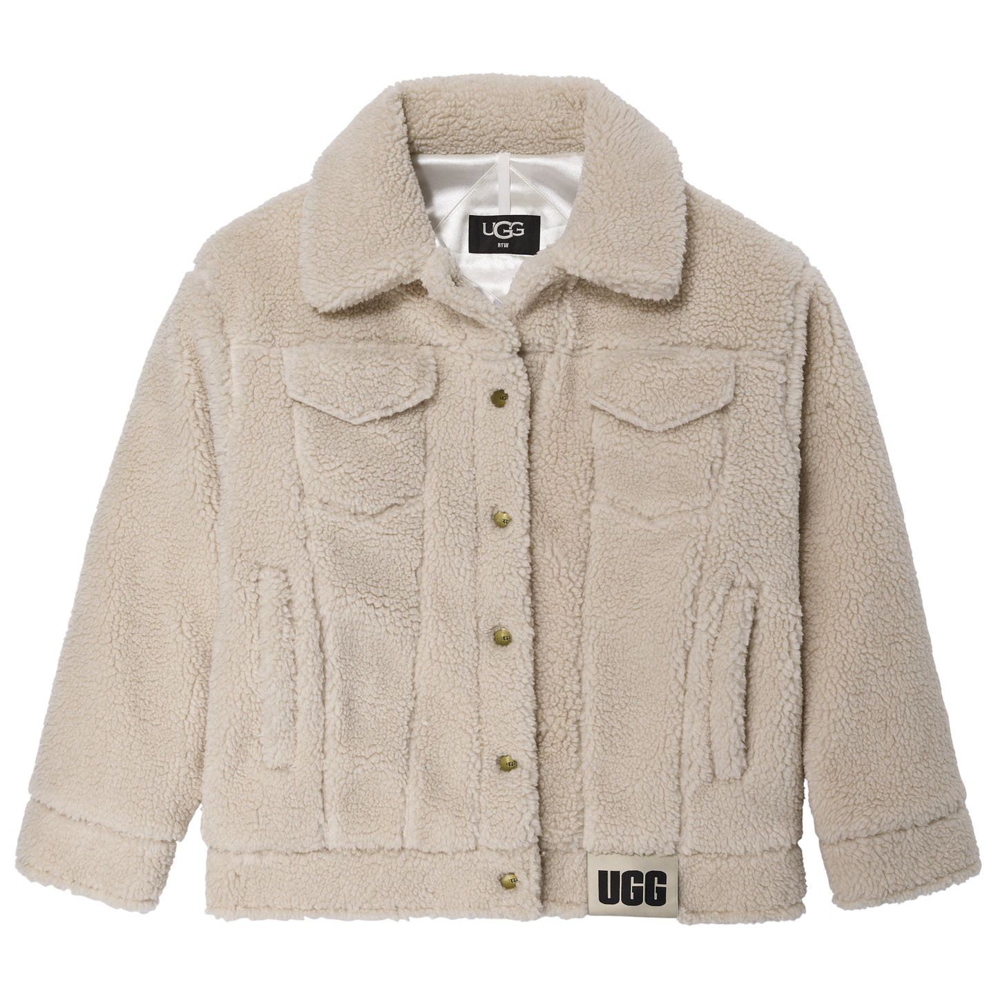 UGG Frankie Sherpa Trucker Jacket - Women's - Natural