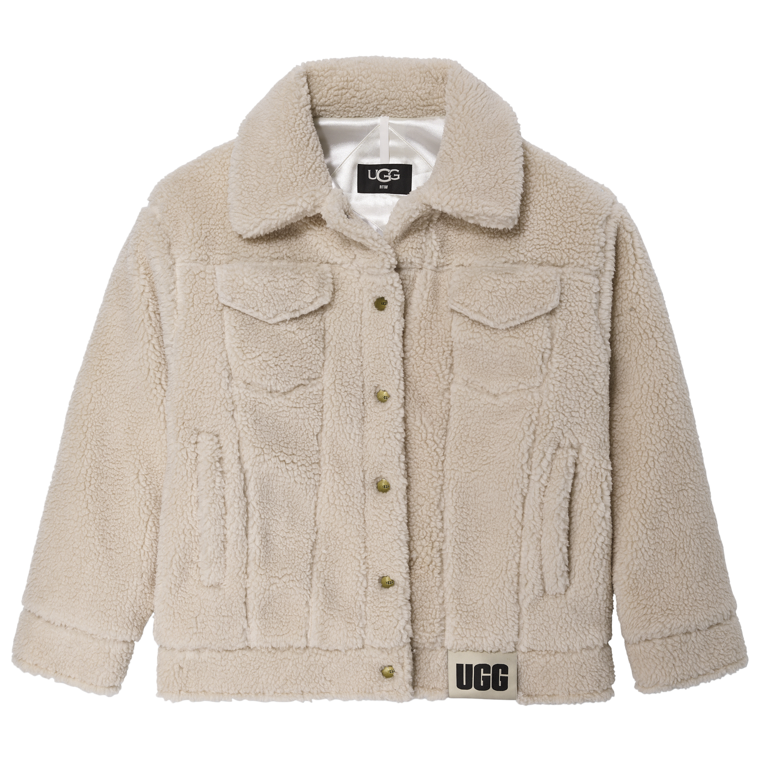 UGG Frankie Sherpa Trucker Jacket - Women's - Natural