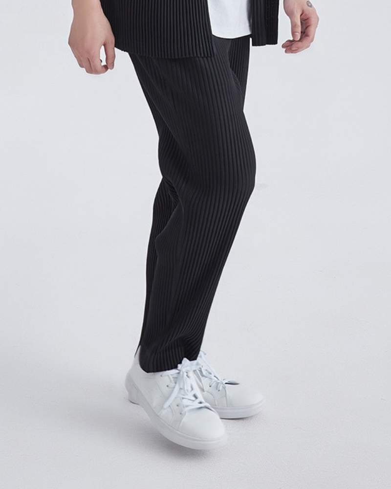 Ribbed Cotton Pantalon - foto 3