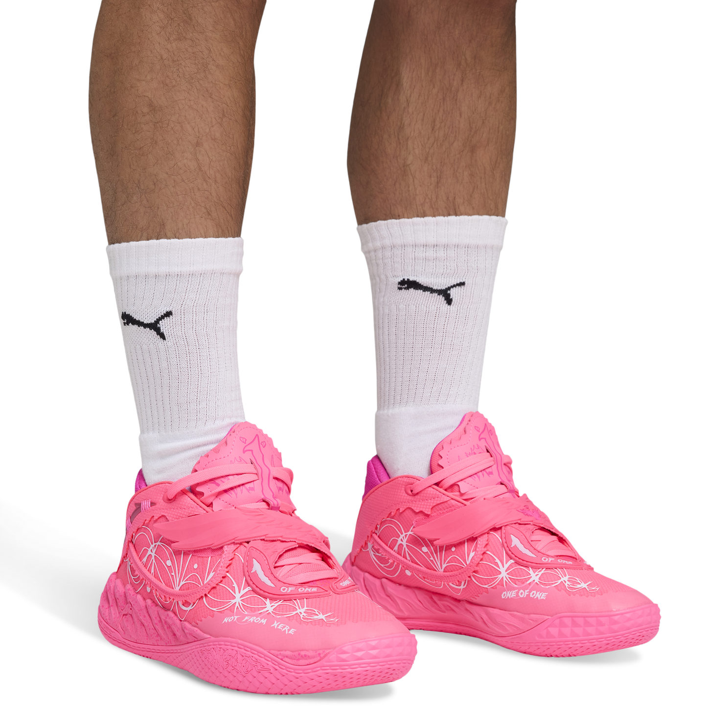 PUMA MB.05 - Men's - Pink/White