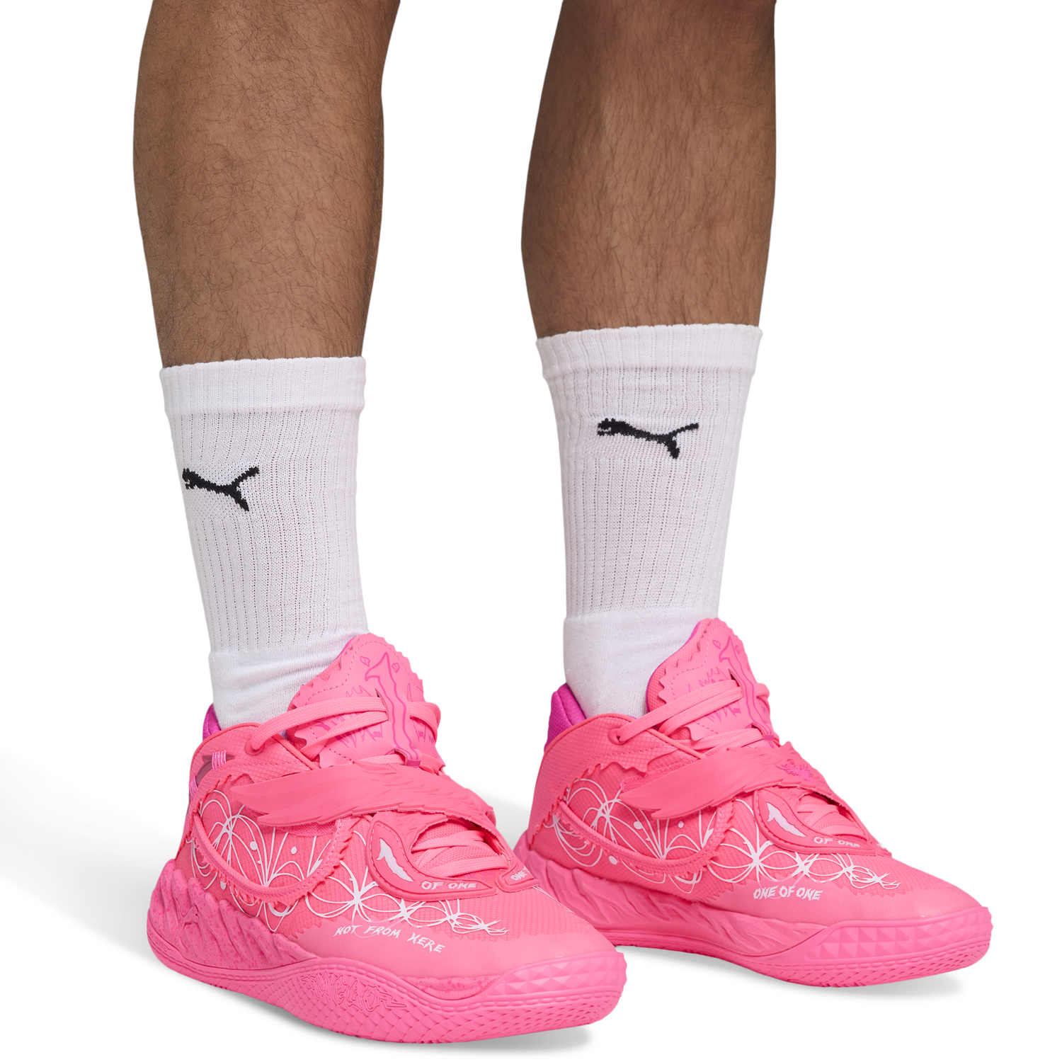PUMA MB.05 - Men's - Pink/White