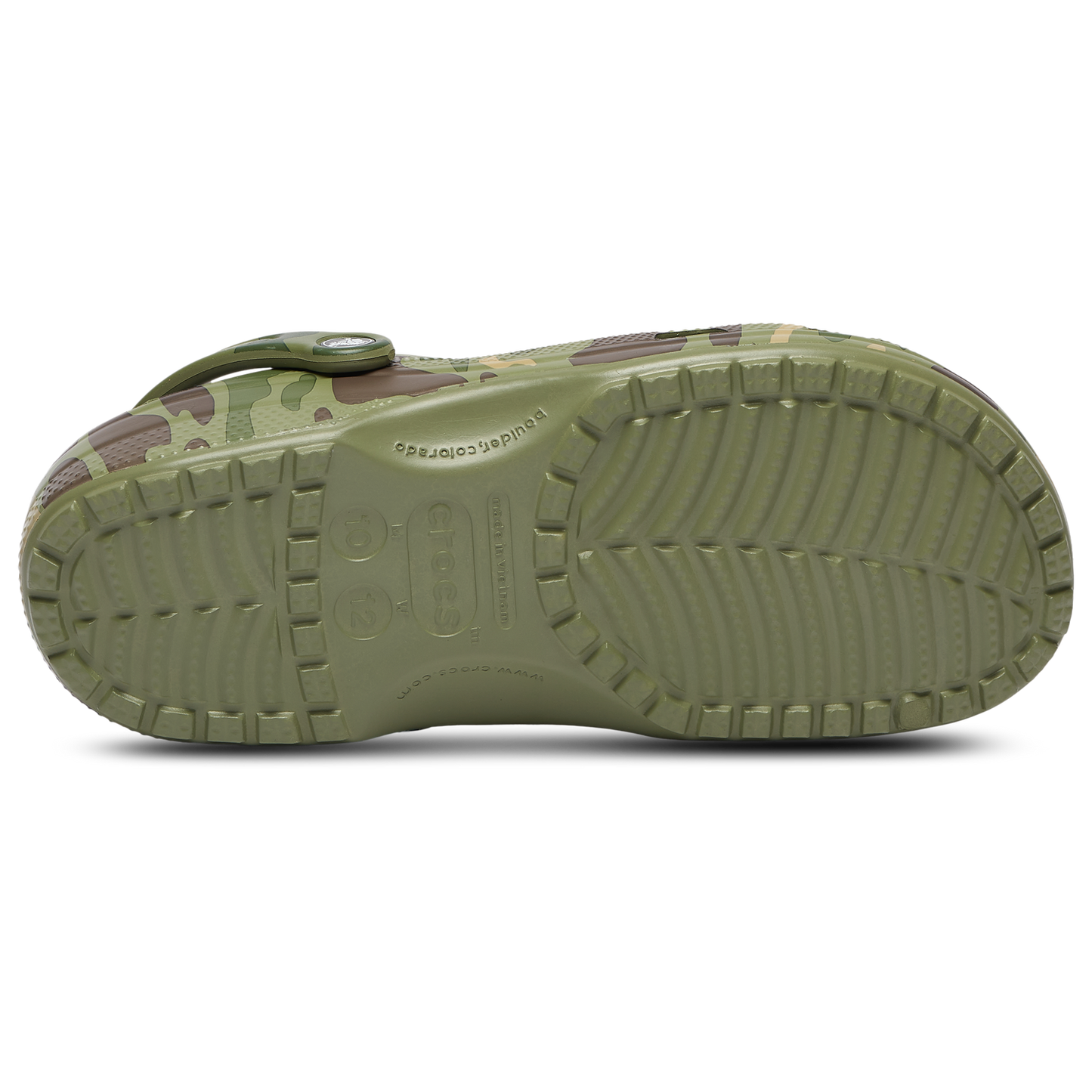 Crocs Classic Clogs Duck Camo - Men's - Cargo Green/Black/White