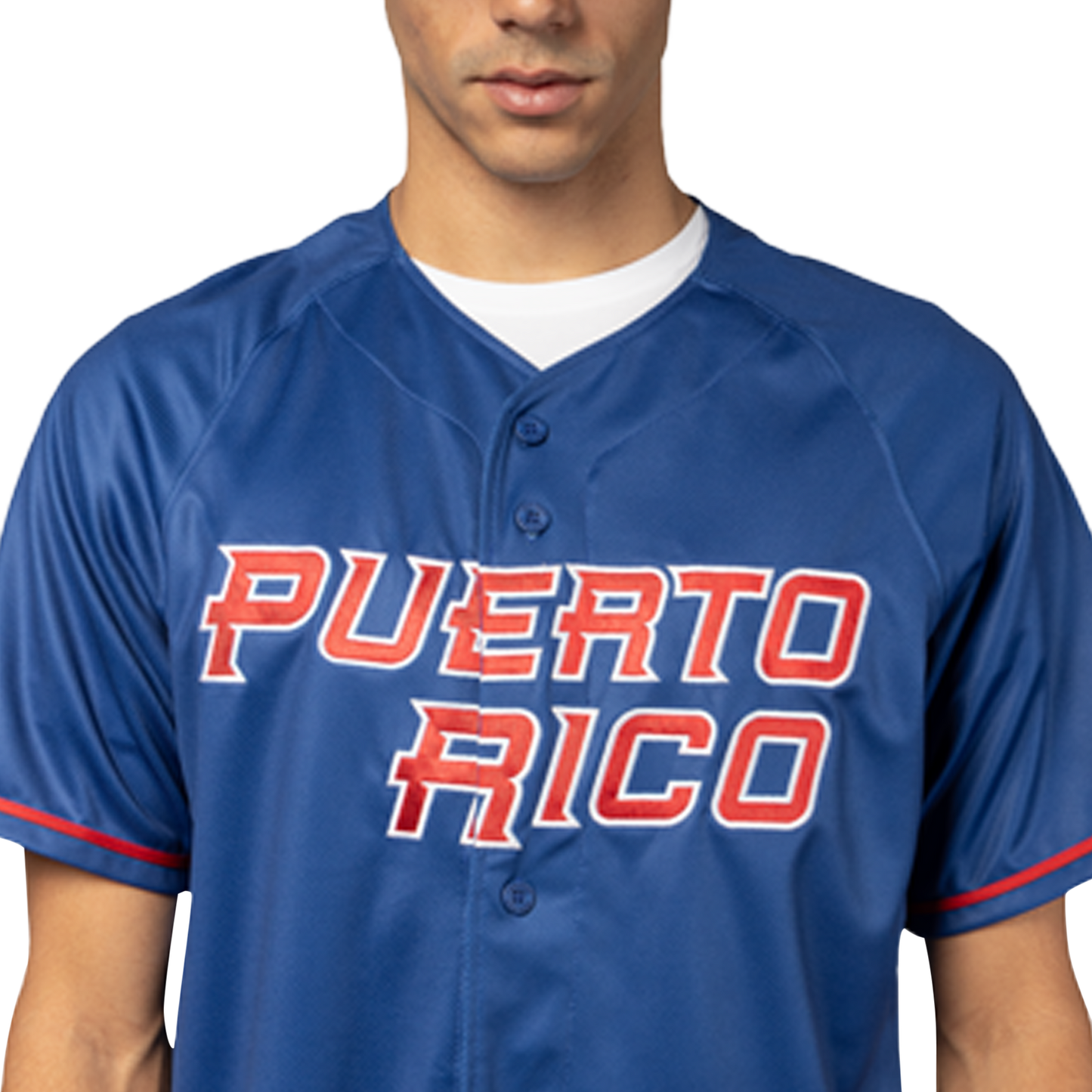 New Era Puerto Rico FG Jersey - Men's - Light Royal Blue/Multi