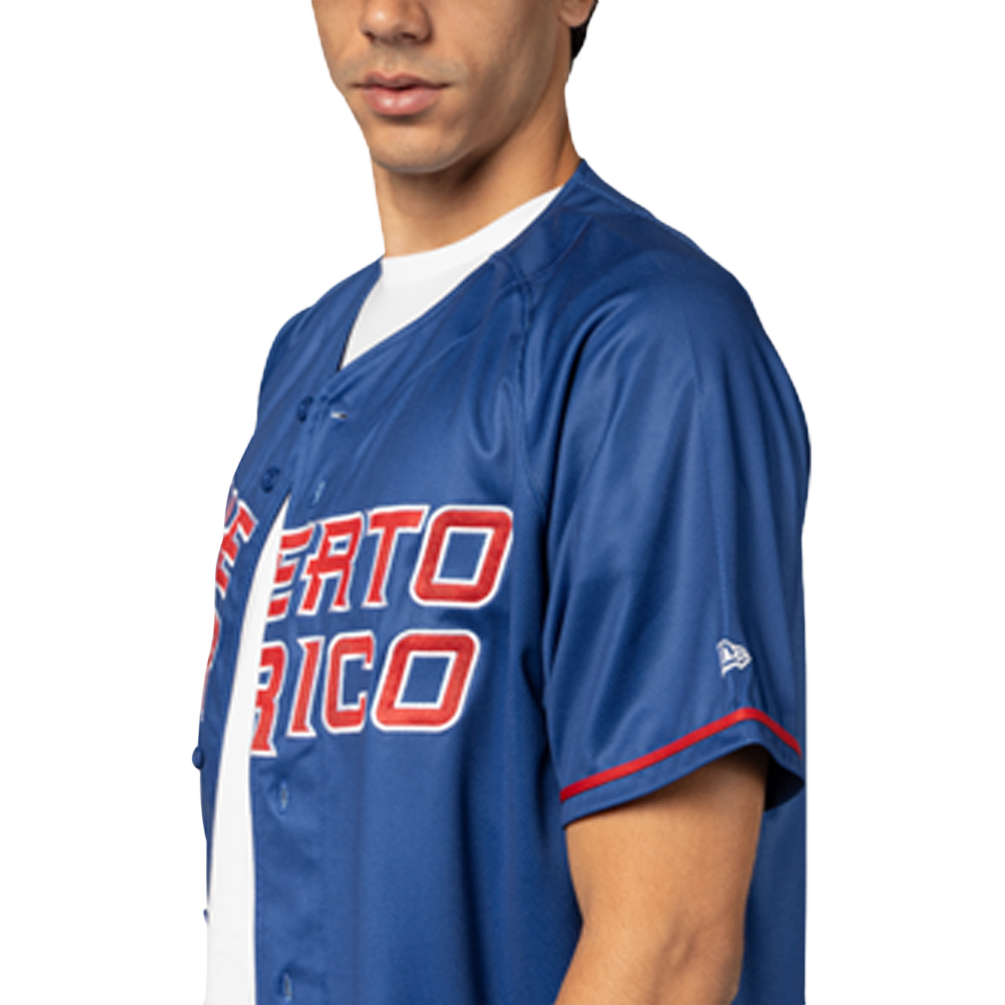 New Era Puerto Rico FG Jersey - Men's - Light Royal Blue/Multi